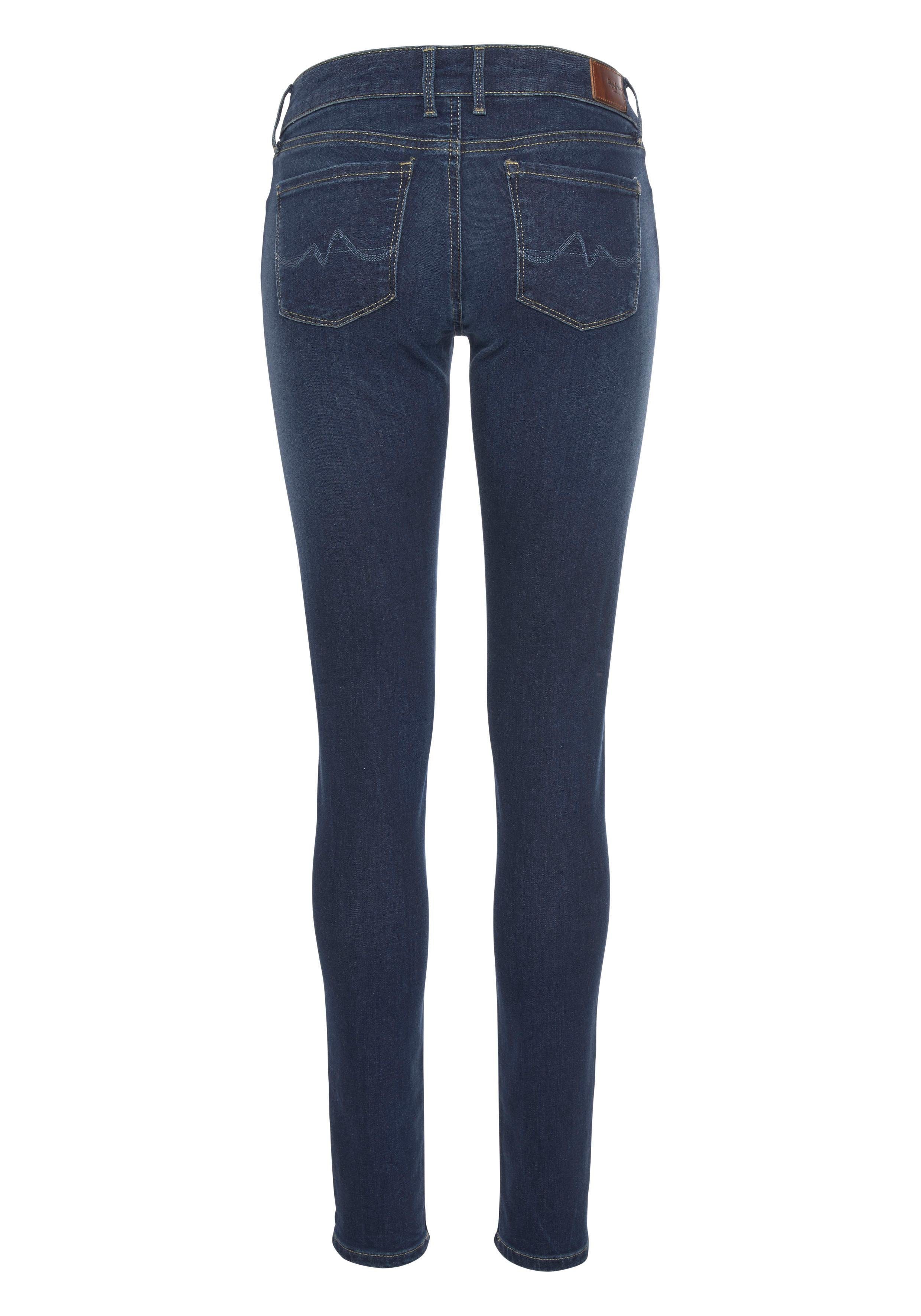 Pepe Jeans Skinny fit jeans SOHO in 5-pocketsstijl met 1-knoop en stretchaandeel