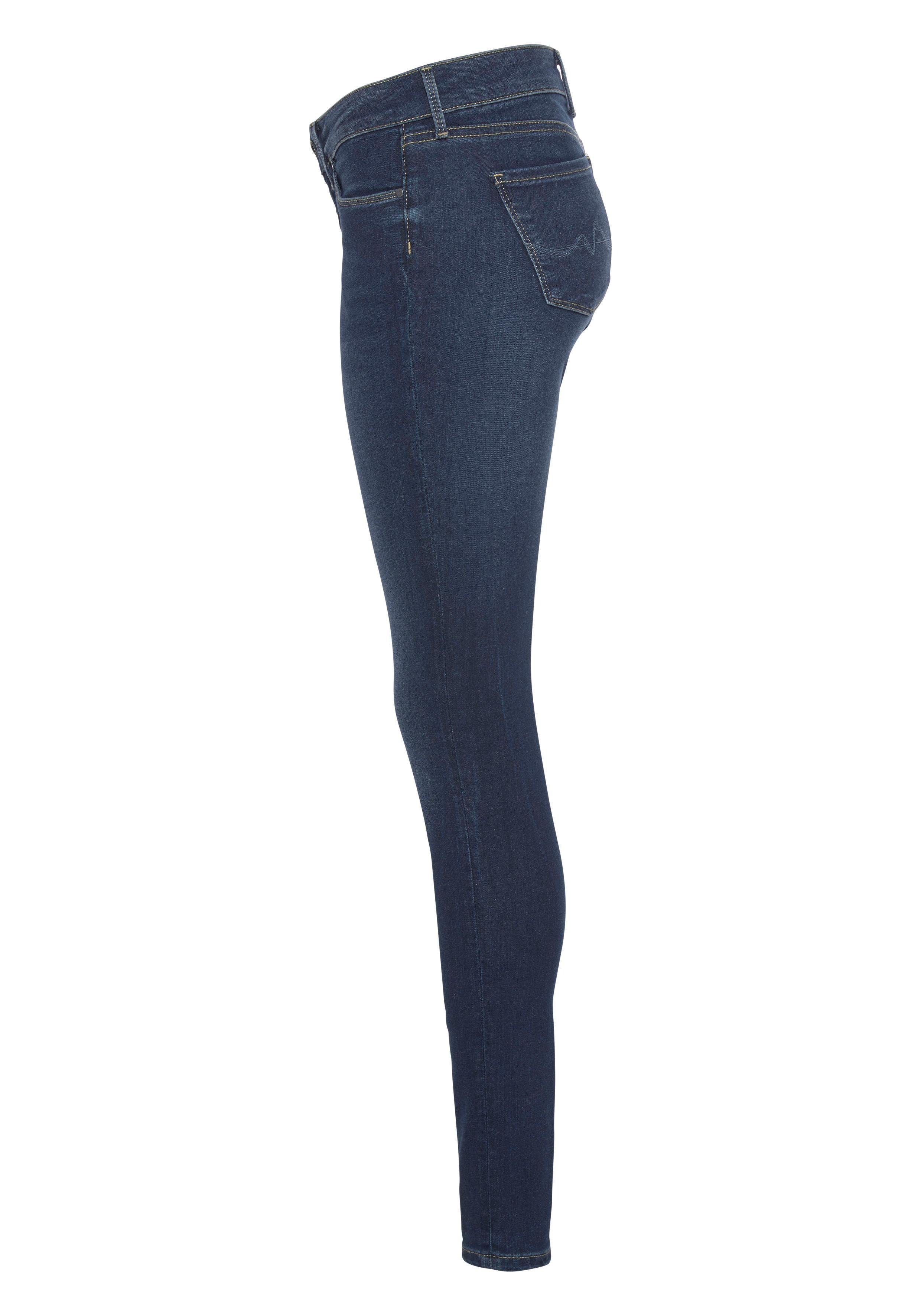 Pepe Jeans Skinny fit jeans SOHO in 5-pocketsstijl met 1-knoop en stretchaandeel