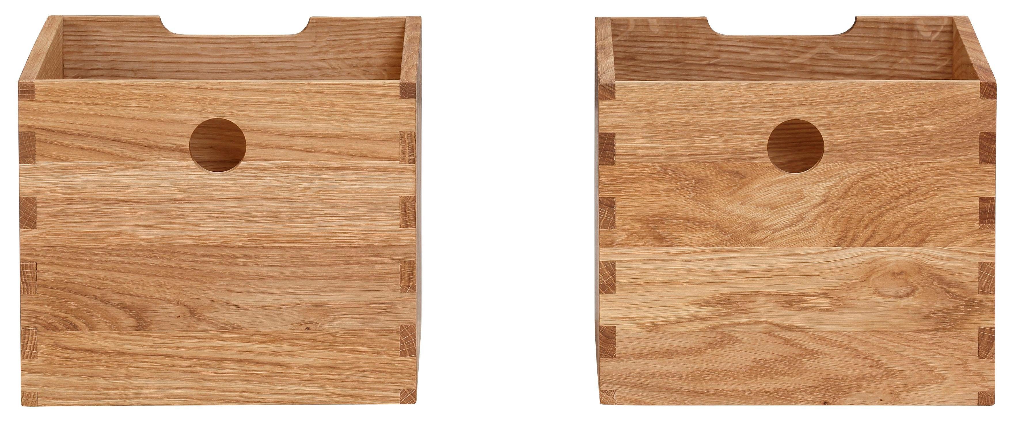 Home affaire Lade 4A4 Eiken, als lade of opbergbox te gebruiken, breedte 24 cm