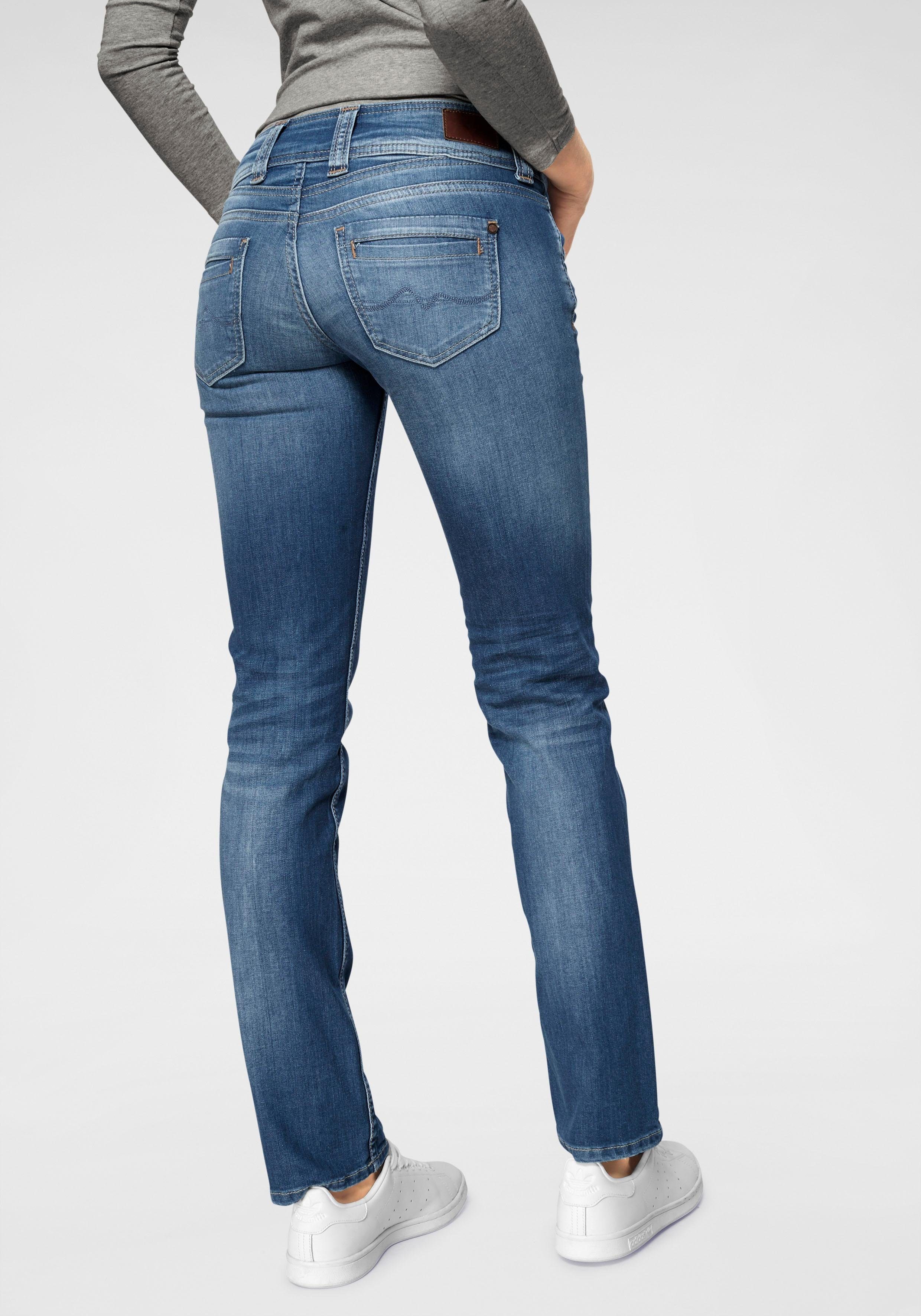 Pepe Jeans Straight jeans GEN in mooie kwaliteit met rechte pijpen en dubbele knoop