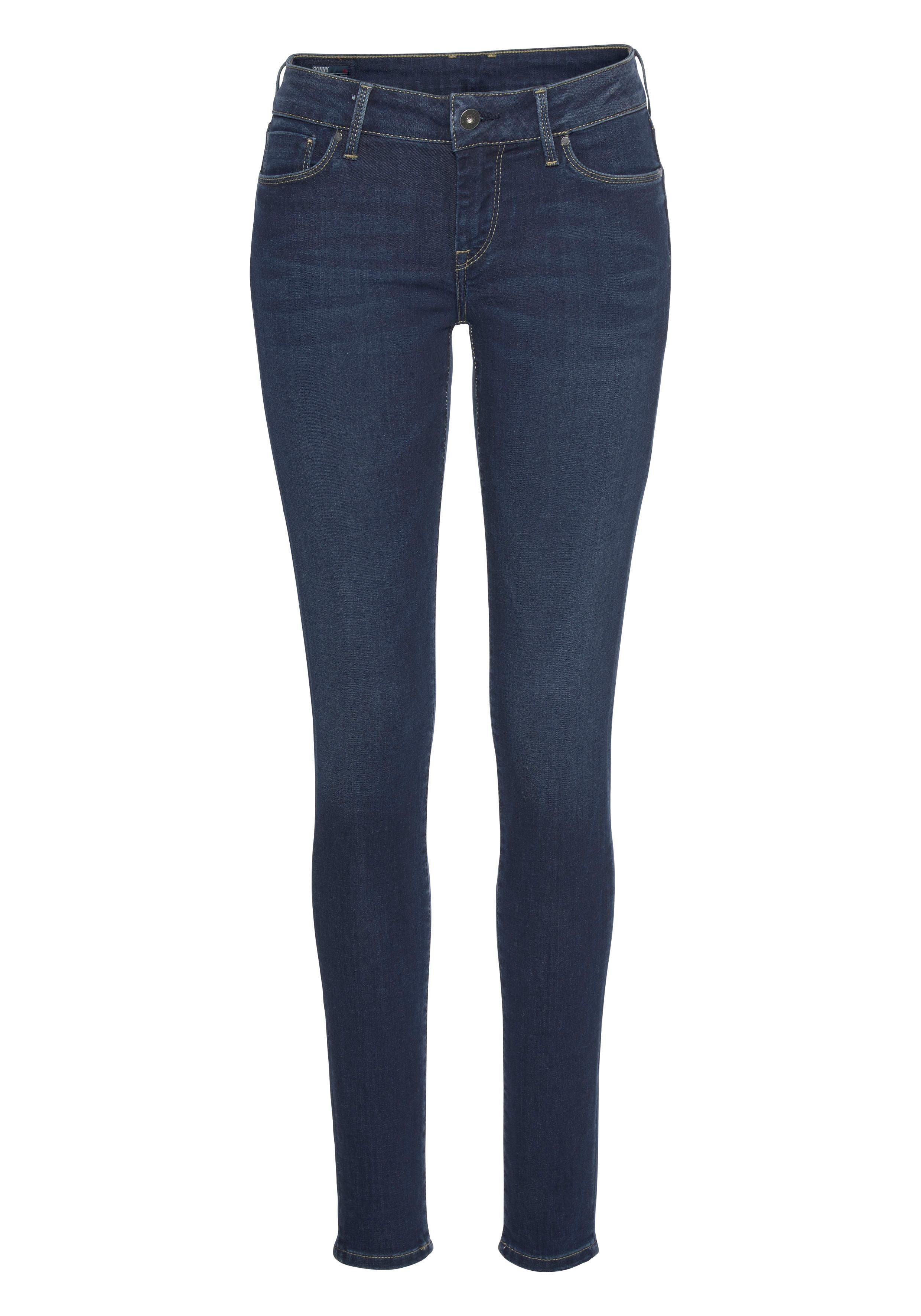 Pepe Jeans Skinny fit jeans SOHO in 5-pocketsstijl met 1-knoop en stretchaandeel