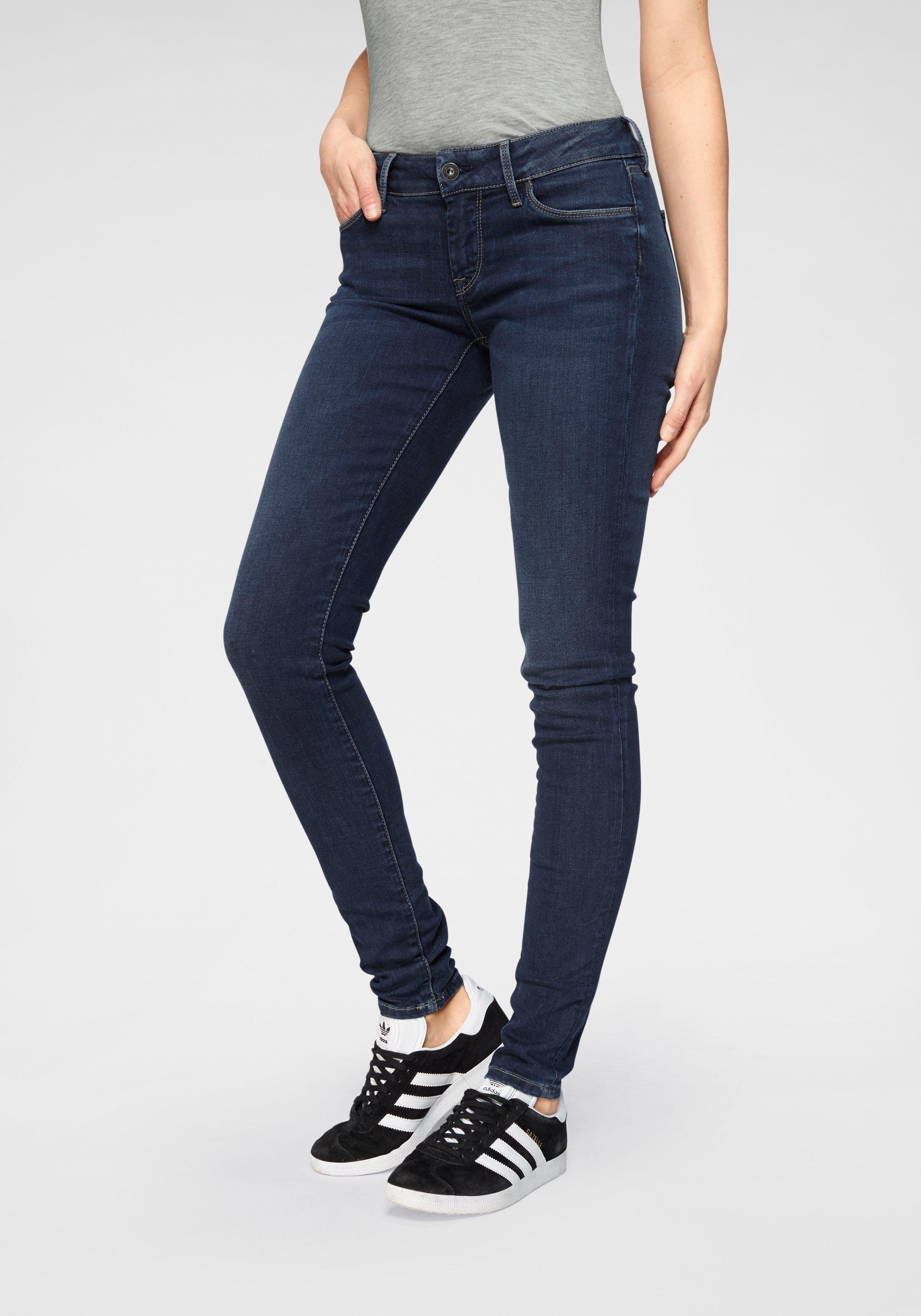 Pepe Jeans Skinny fit jeans SOHO in 5-pocketsstijl met 1-knoop en stretchaandeel