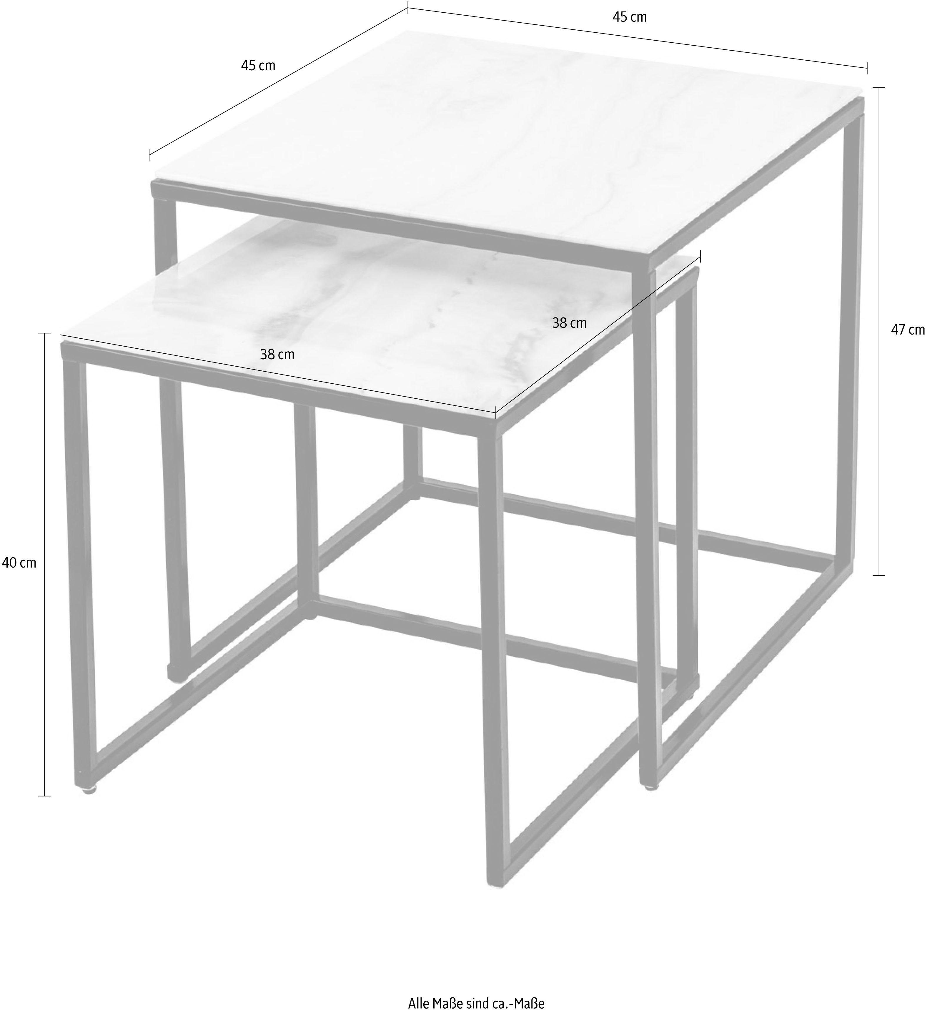 Paroli Salontafel quadra (set, 2 stuks)