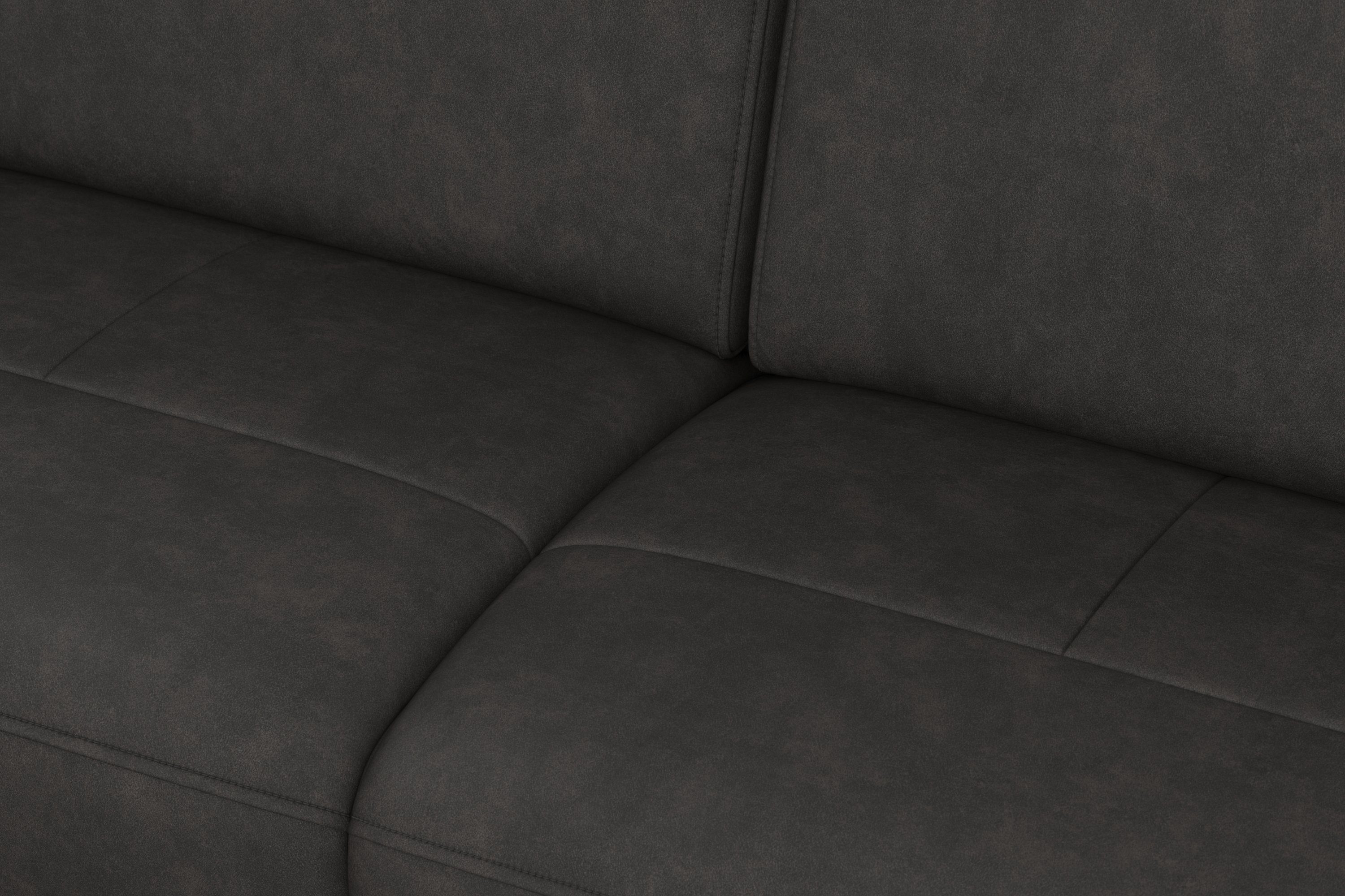 sit&more Hoekbank Freetown L-vorm met verstelbare hoofdsteun en comfortabele binnenvering