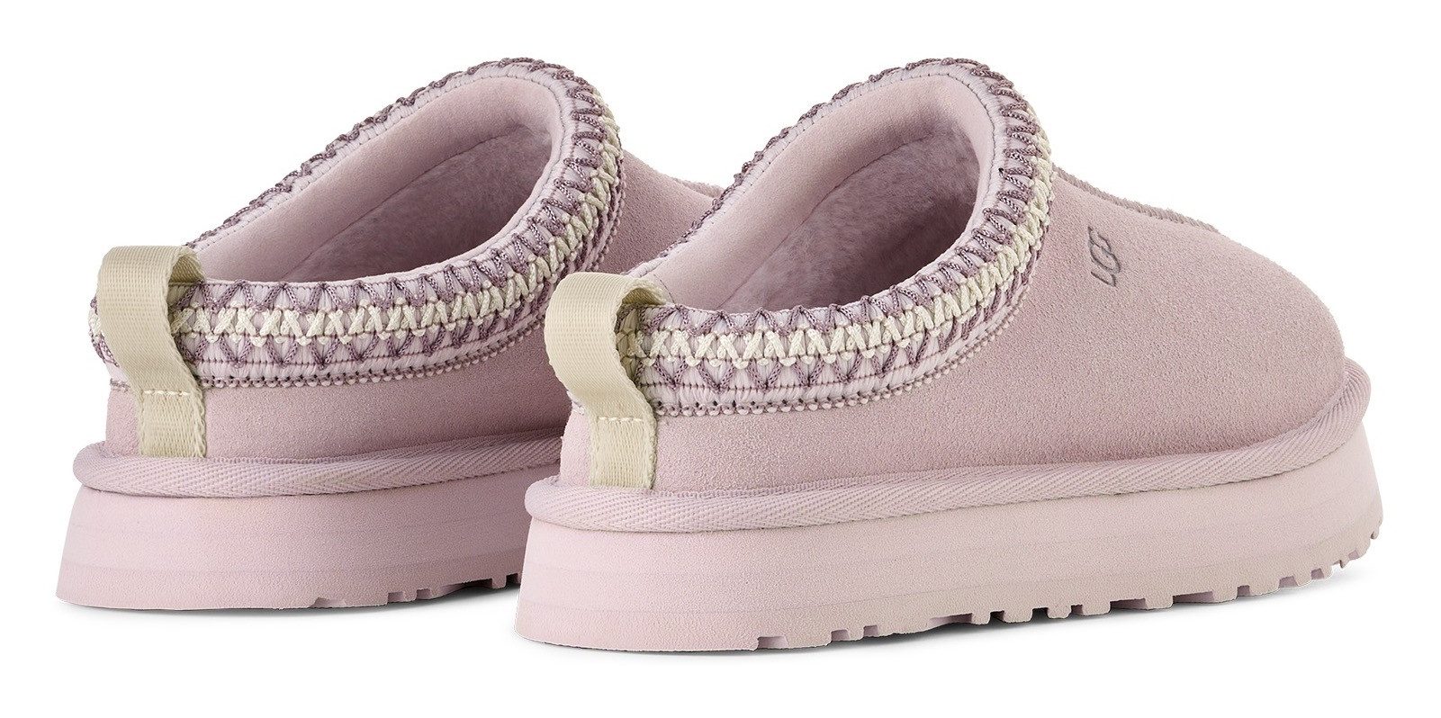 UGG Pantoffels K TAZZ plateau clog, mule, pantoffel met sierbies