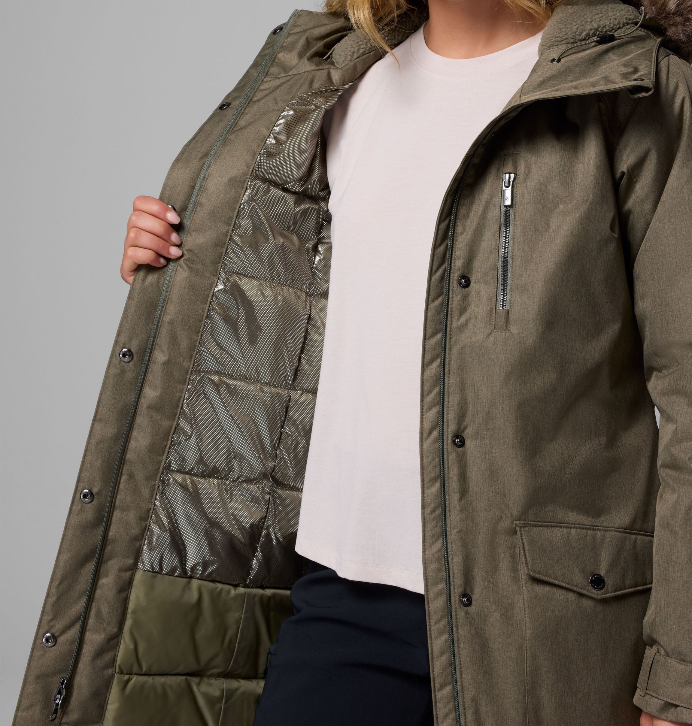 Columbia Parka SUTTLE MOUNTAIN LONG INSULATED JACKET (1 stuk)