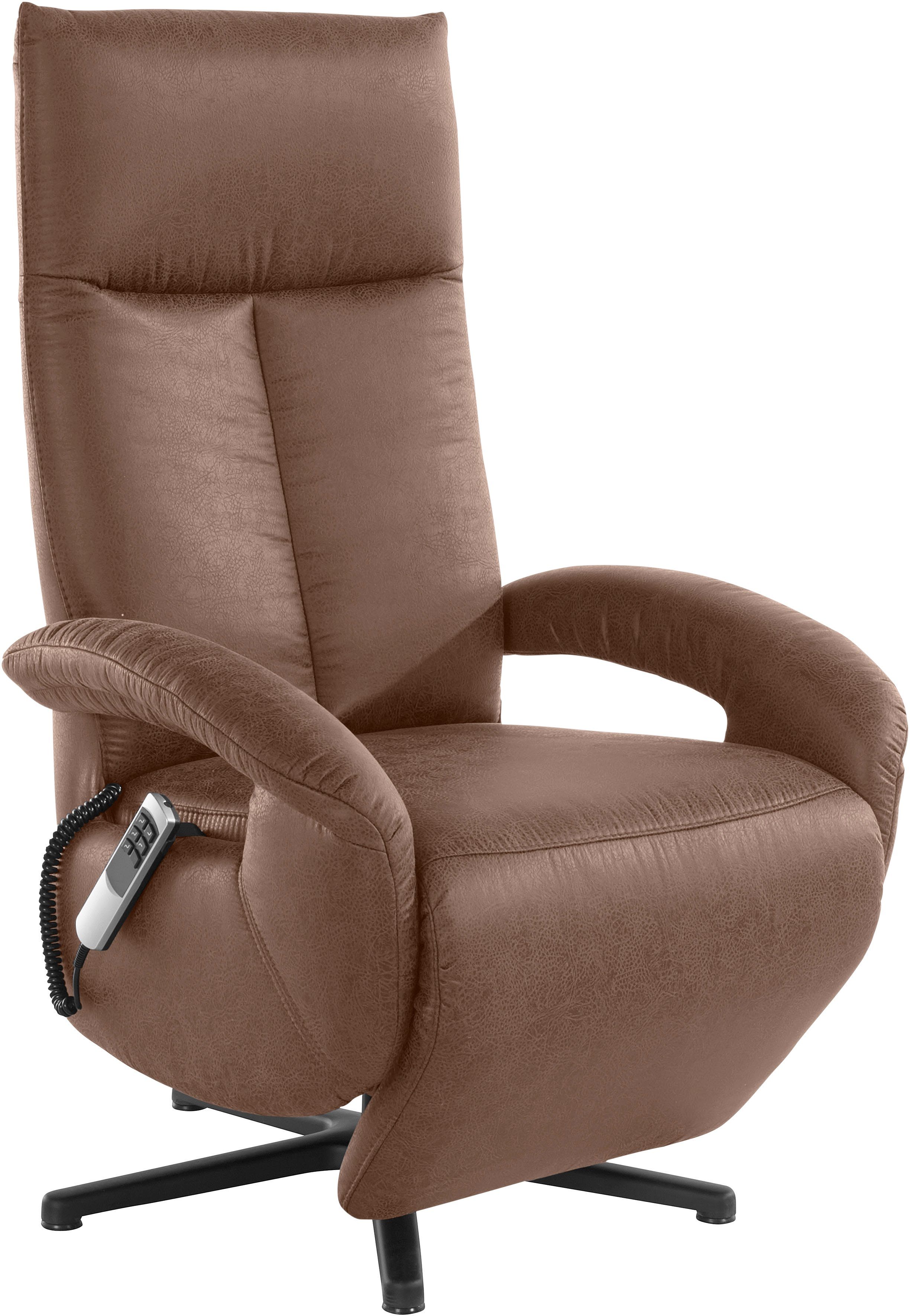 sit&more Relaxfauteuil Tycoon naar keuze handmatig, met twee motoren of met accu of met 2 motoren