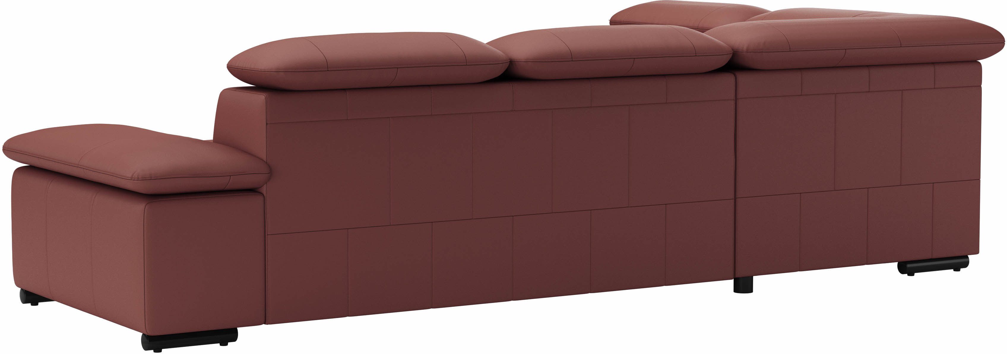 sit&more Hoekbank Alcudia L-vorm met armverstelling, optionele hoofdeindverstelling en bedfunctie