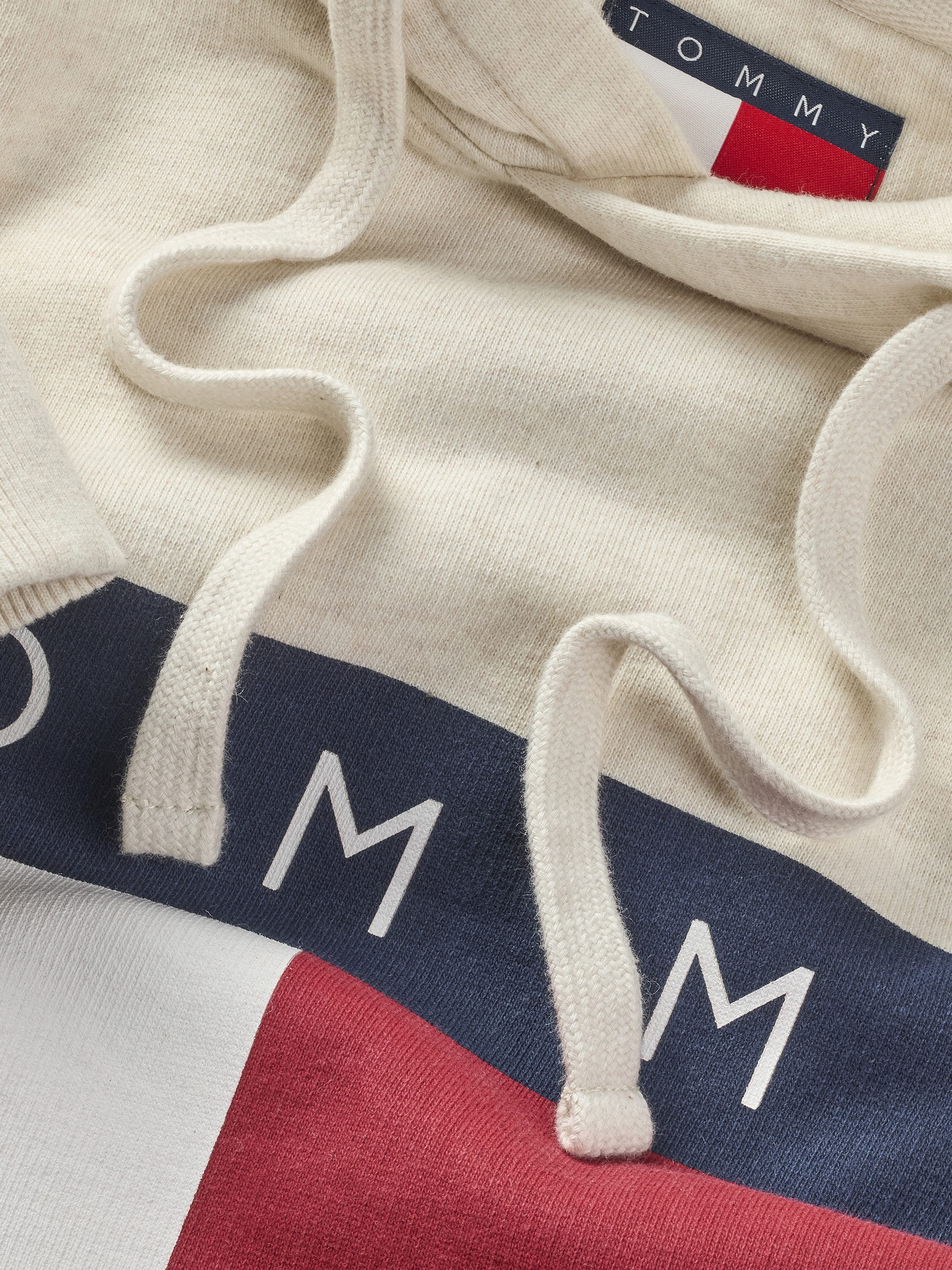 TOMMY JEANS Hoodie TJM MELANGE FLAG HOODIE