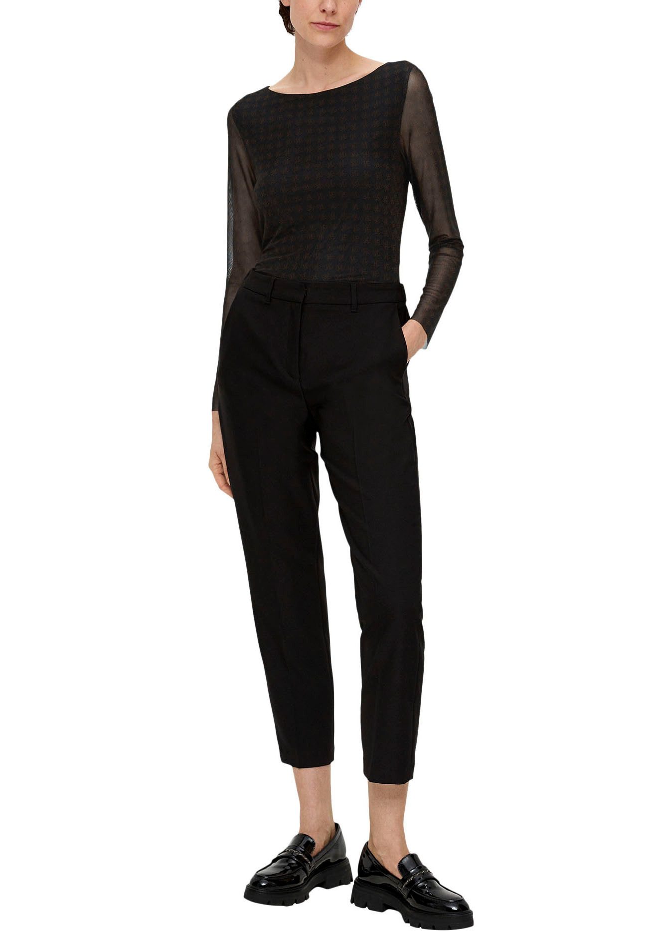 s.Oliver BLACK LABEL Longsleeve met print all-over