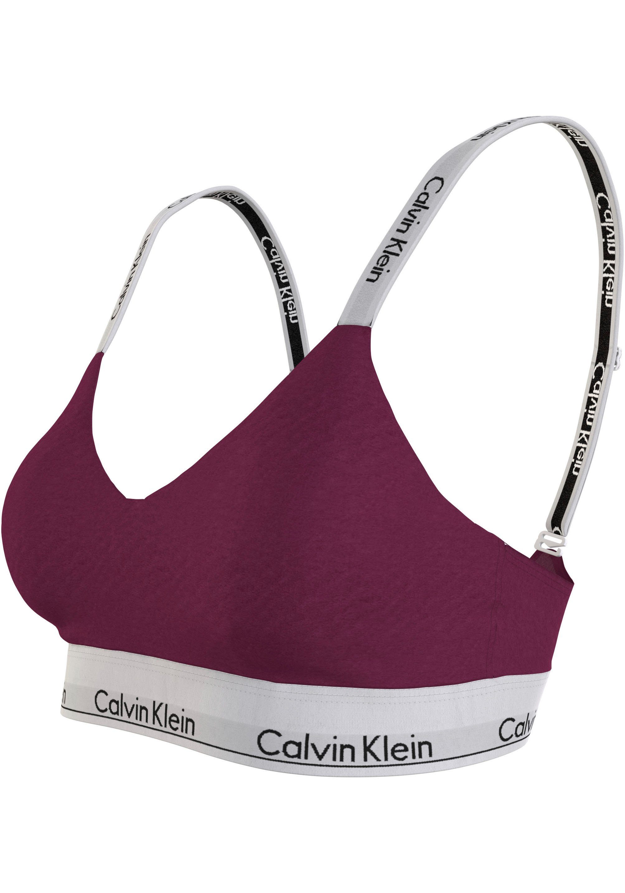 Calvin Klein Bralette met een logo-opschrift
