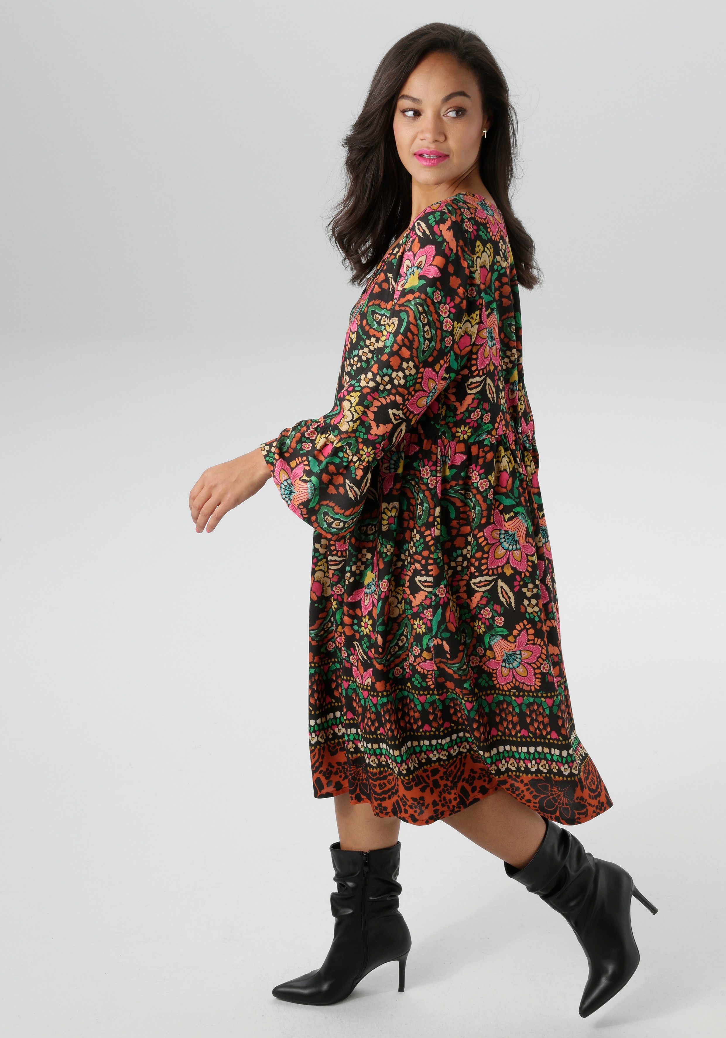 Aniston PLUS Blousejurk van soepel vallende viscose - nieuwe collectie
