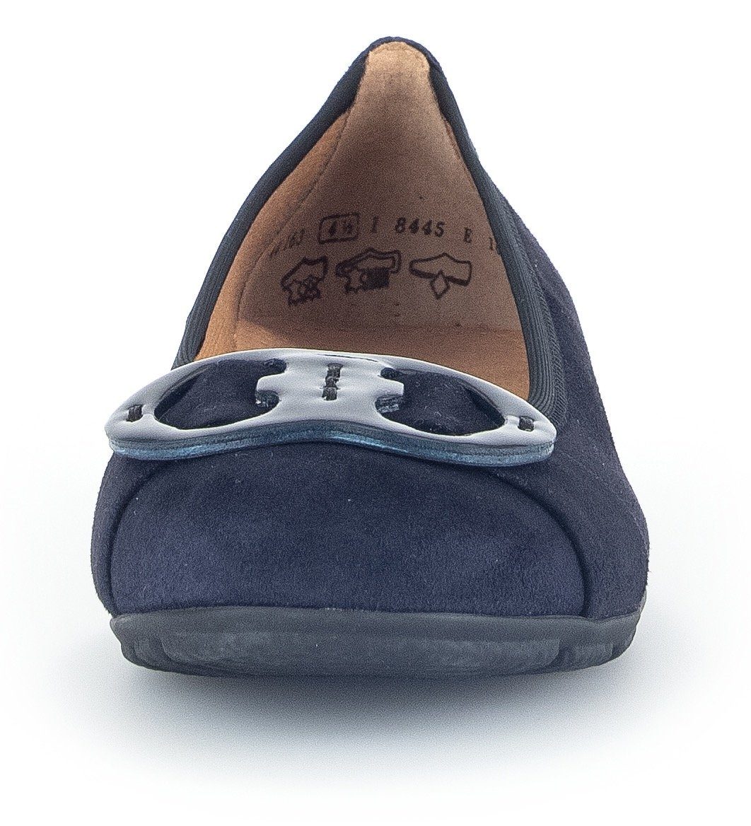 Gabor Ballerina's platte schoenen, instappers met hovercraft luchtkamer-zool