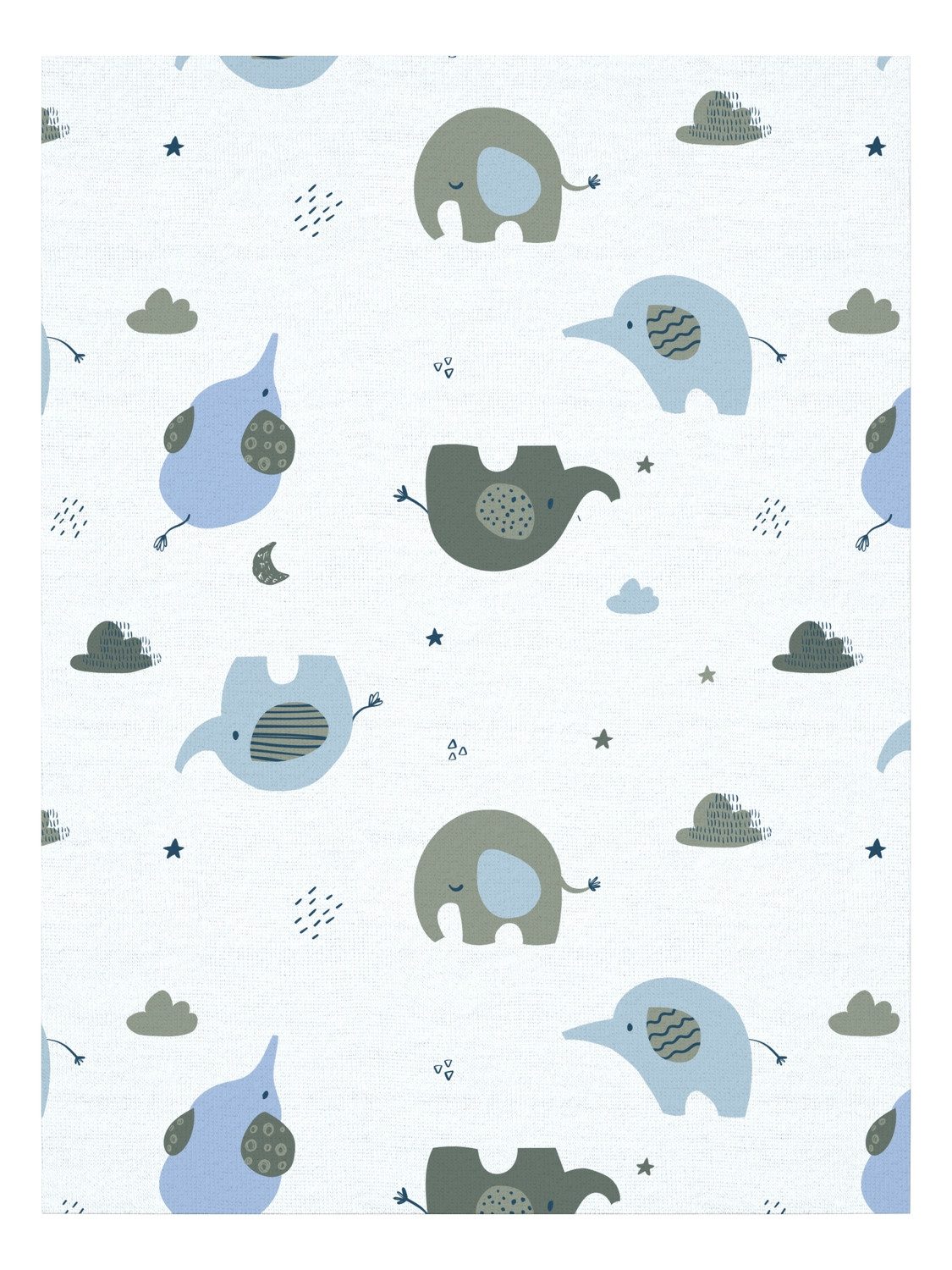 Name It Slaaponesie NBMBODY 3P LS BABY ELEPHANT NOOS (set 3-delig)