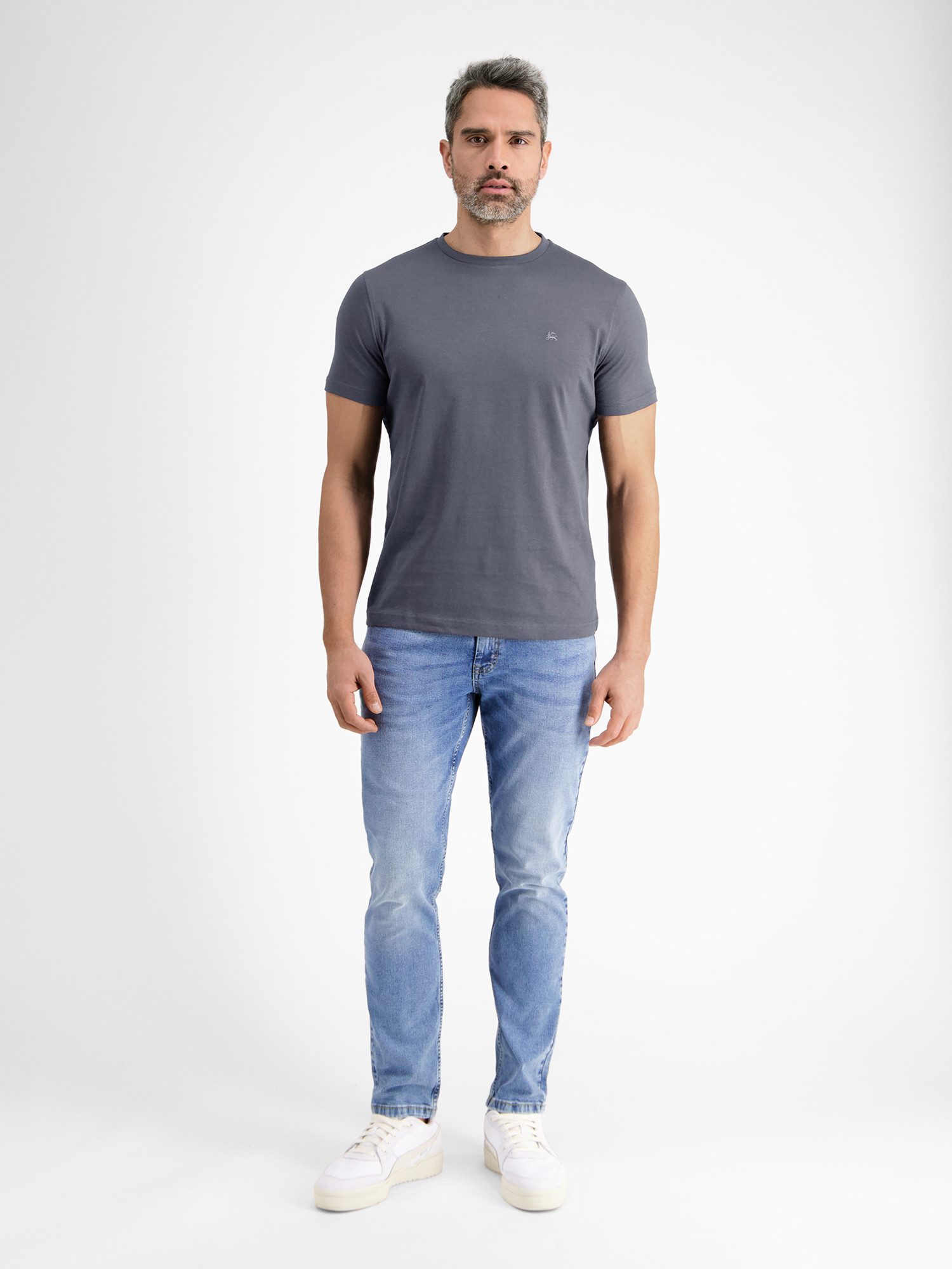 Lerros T-shirt LERROS klassiek ronde hals T-shirt