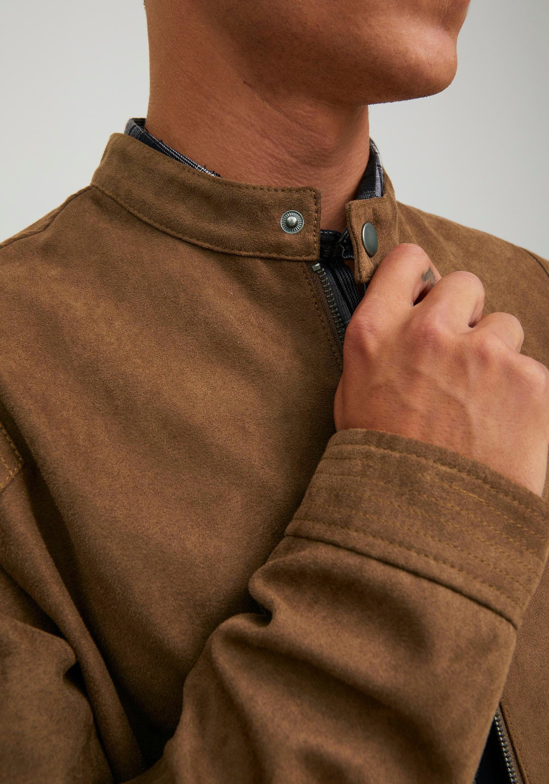 Jack & Jones Bikerjack JJEROCKY CLEAN JACKET NOOS