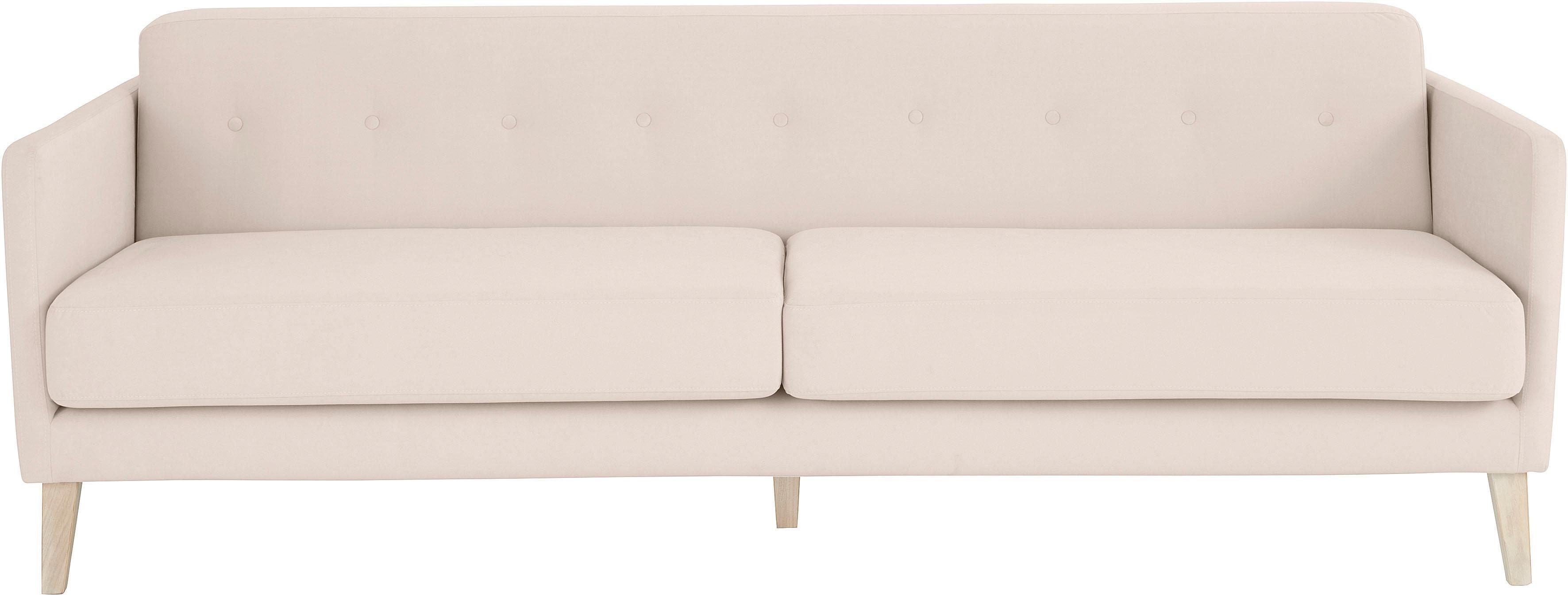 andas 3-zitsbank Raadal in een scandinavisch design, capitonnage, design by morten georgsen