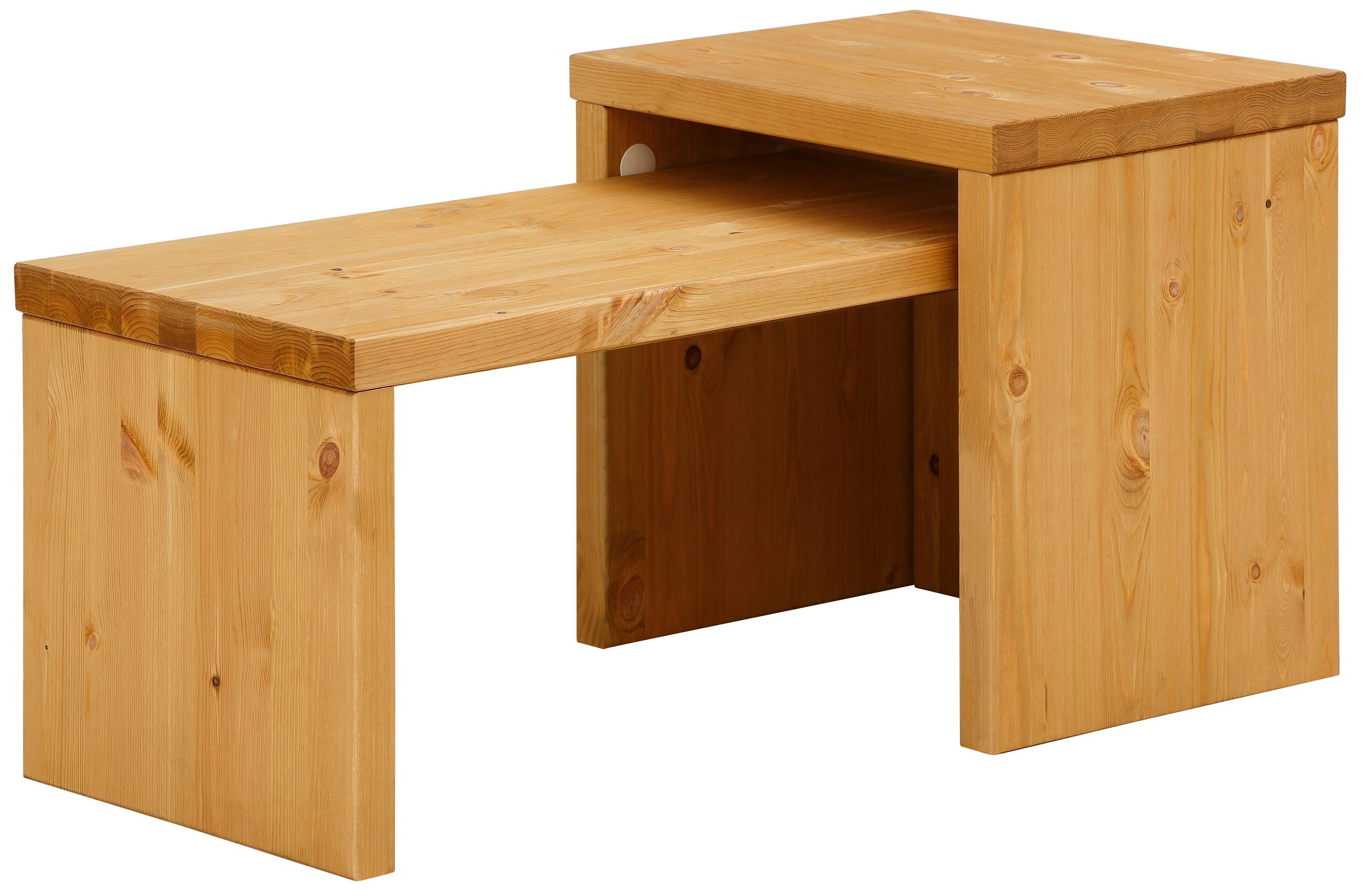 Home affaire Salontafel Leinz (set, 2 stuks) salontafels beige