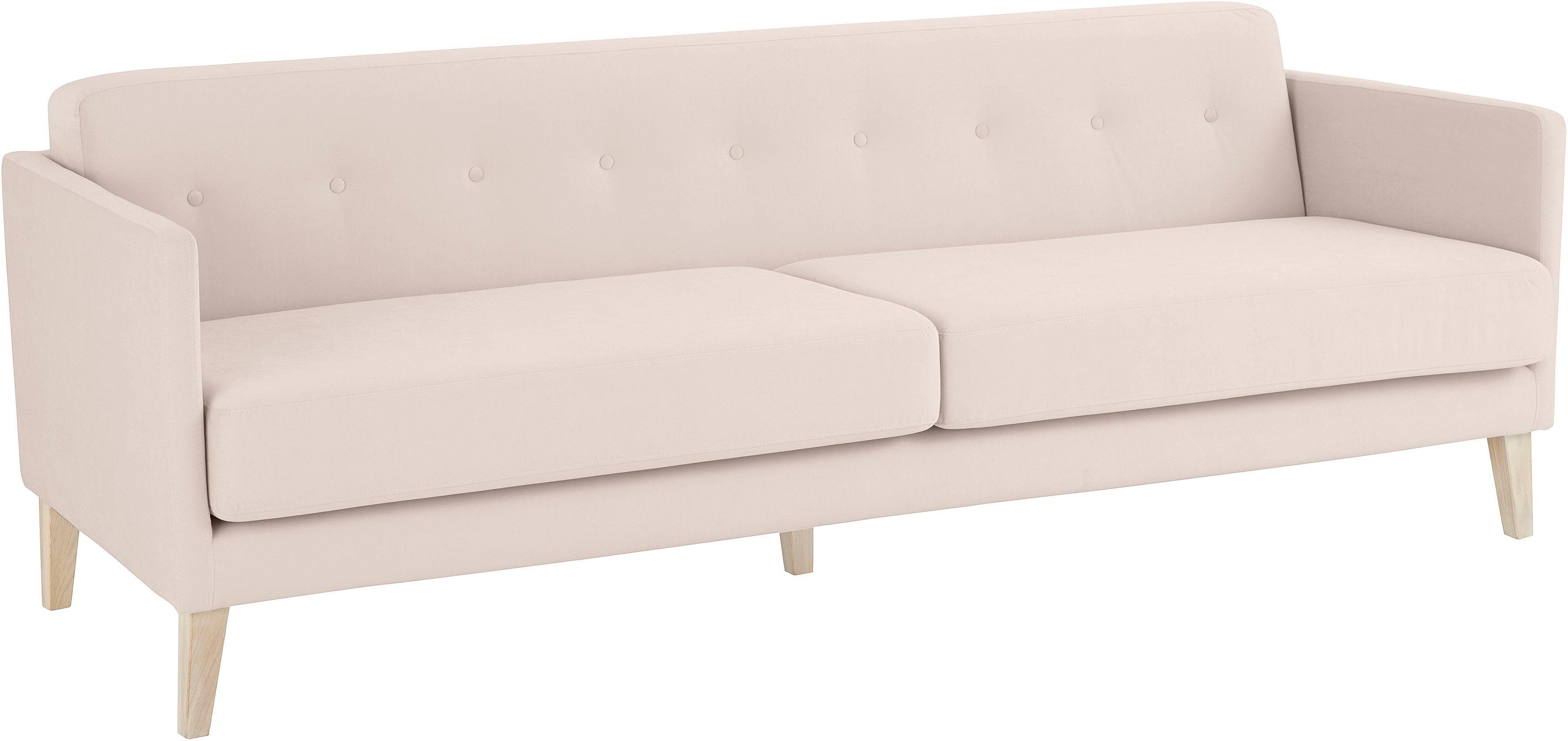Andas 3-zitsbank Raadal in een scandinavisch design, capitonnage, design by morten georgsen