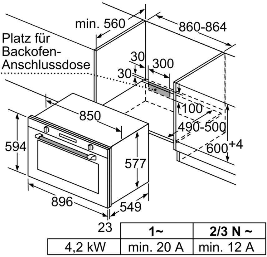SIEMENS Inbouwoven VB578D0S0 touch-control
