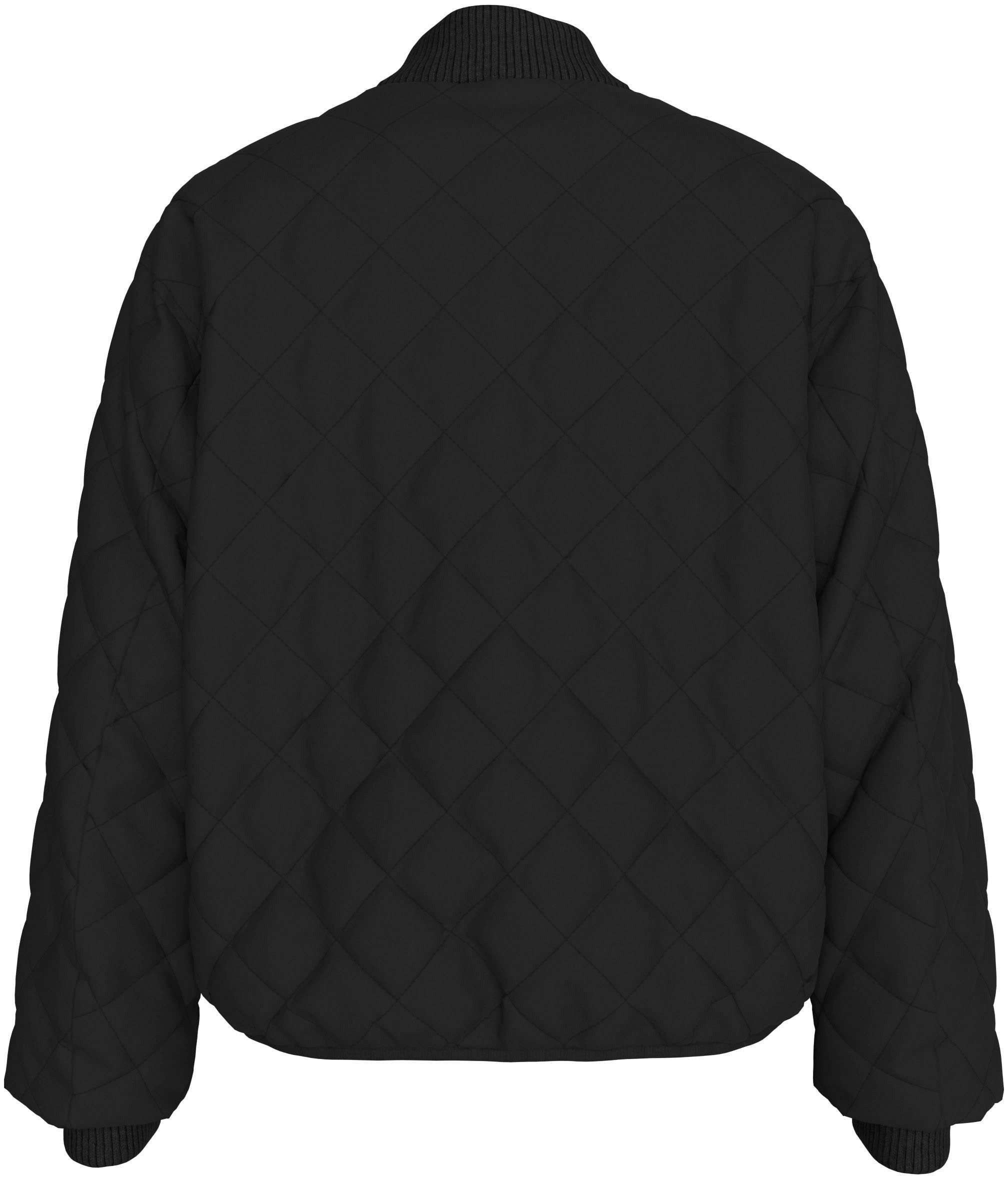 Calvin Klein Bomberjack LW QUILTED JACKET met logoprint, met steppatroon