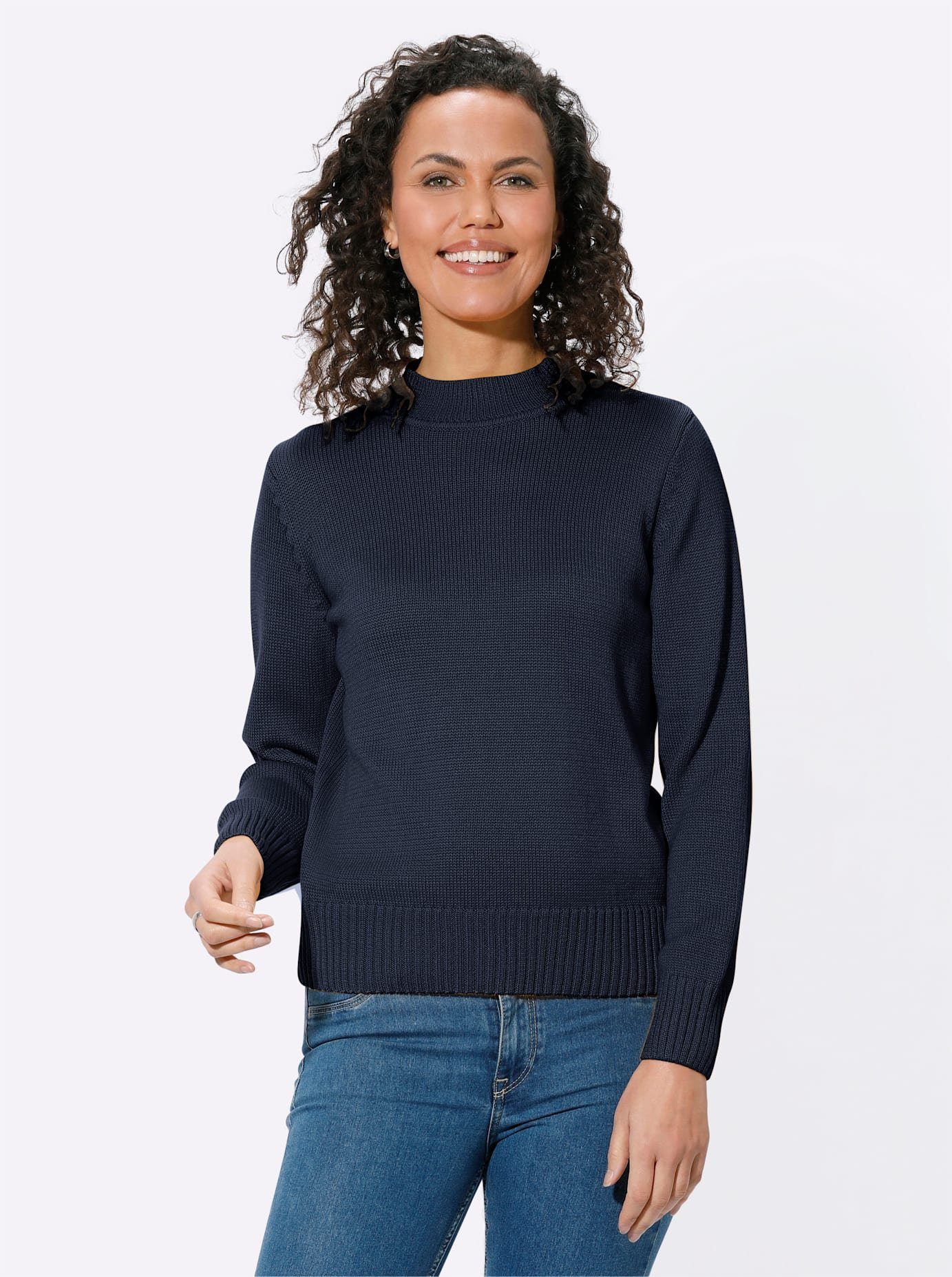 Casual Looks Trui met staande kraag Trui