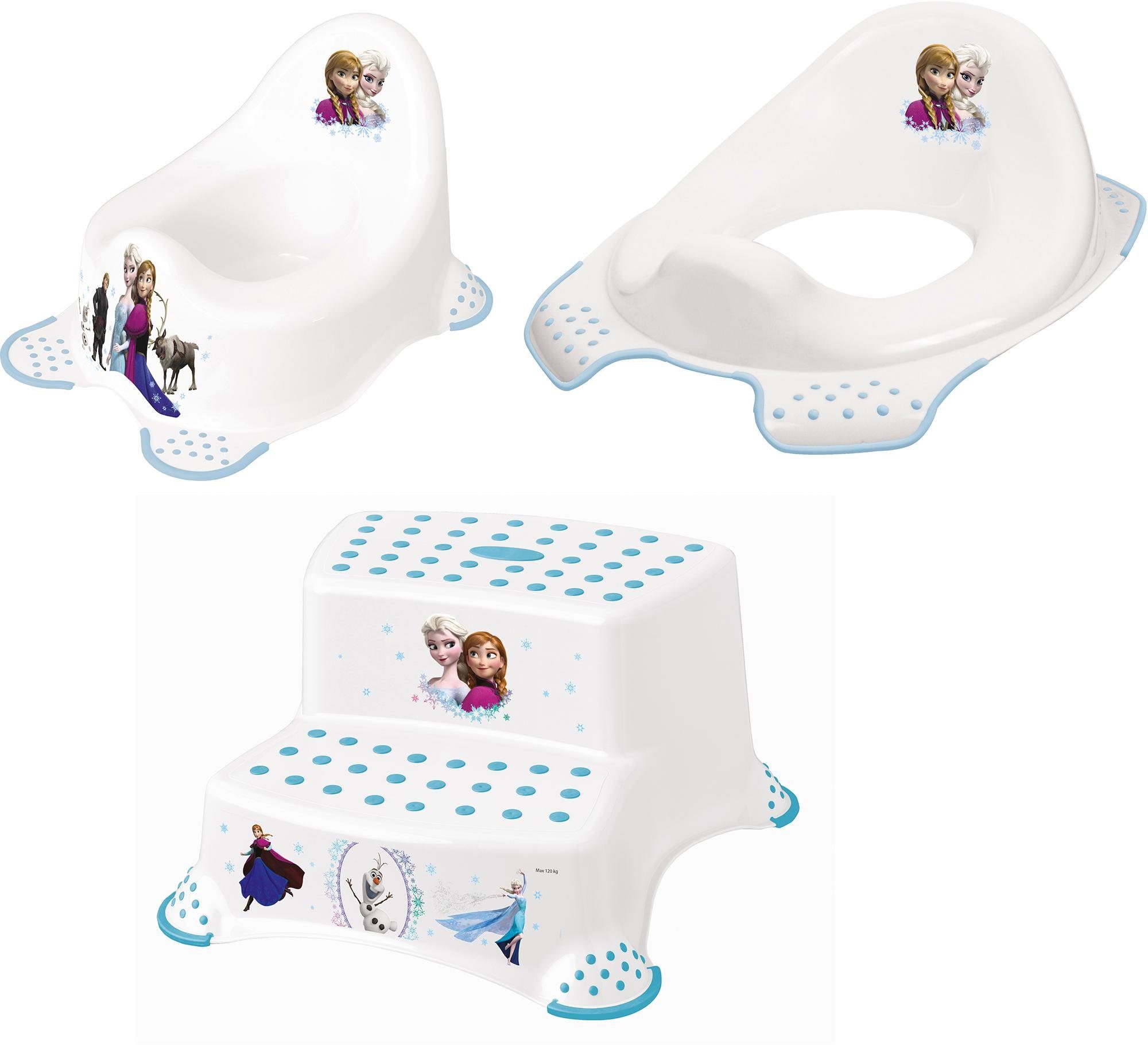 keeeper Potje Frozen Kinderopvangset - potje, toiletbril en opstapje (set, 3-delig)