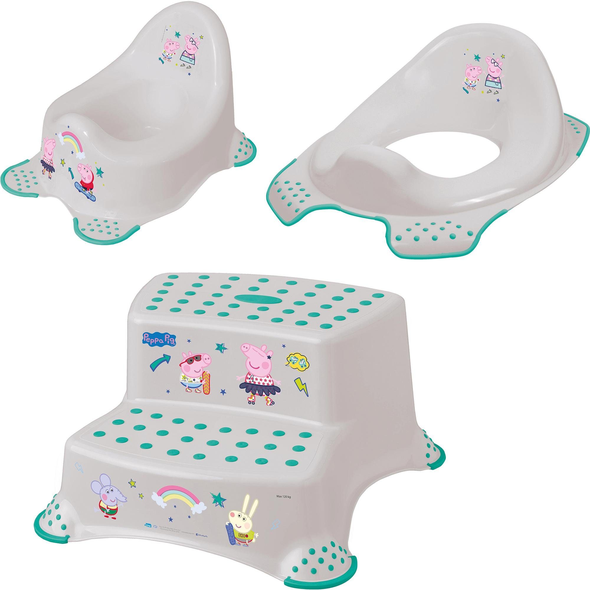 keeeper Potje Peppa Pig Kinderopvangset - potje, toiletbril en opstapje (set, 3-delig)