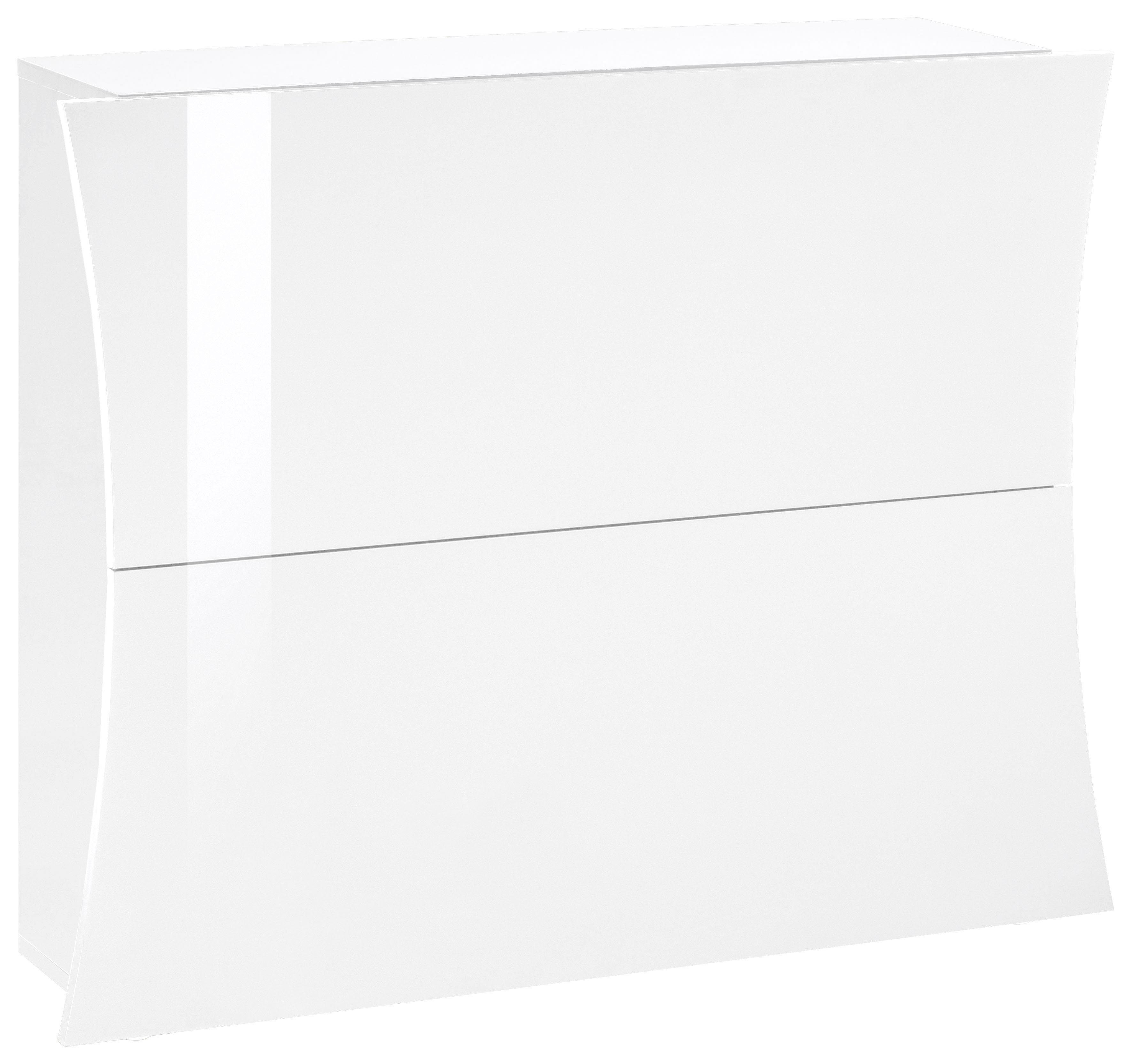 INOSIGN Schoenenkast Arco, schoenenopberger, schoenenkast 2 kleppen met dubbele schoentrommels, frontbreedte 90-101 cm