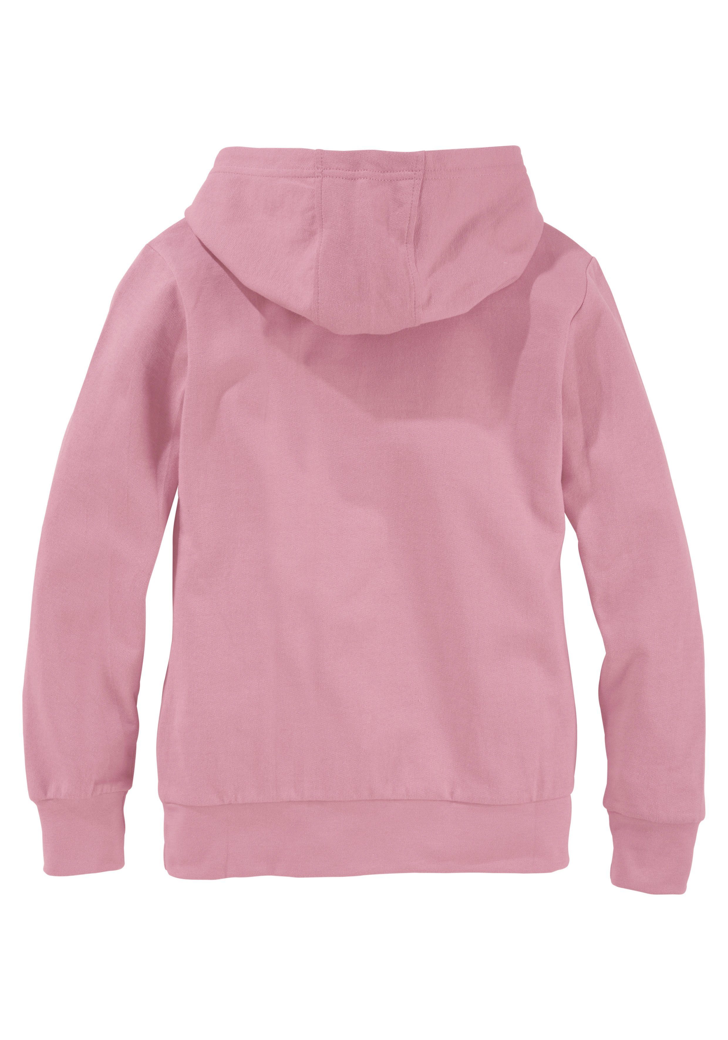 KIDSWORLD Capuchonshirt SO EASY - Print Lange mouwen, basic pasvorm, met modieuze prints