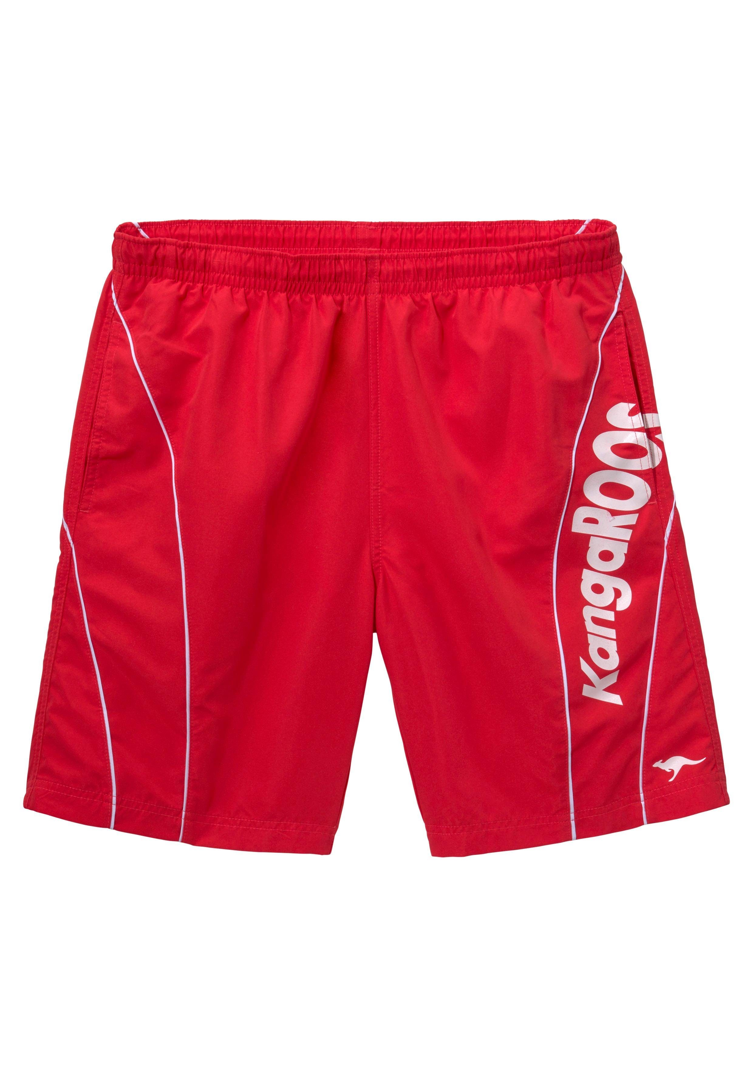 KangaROOS Zwemshort met kangaroos opschrift