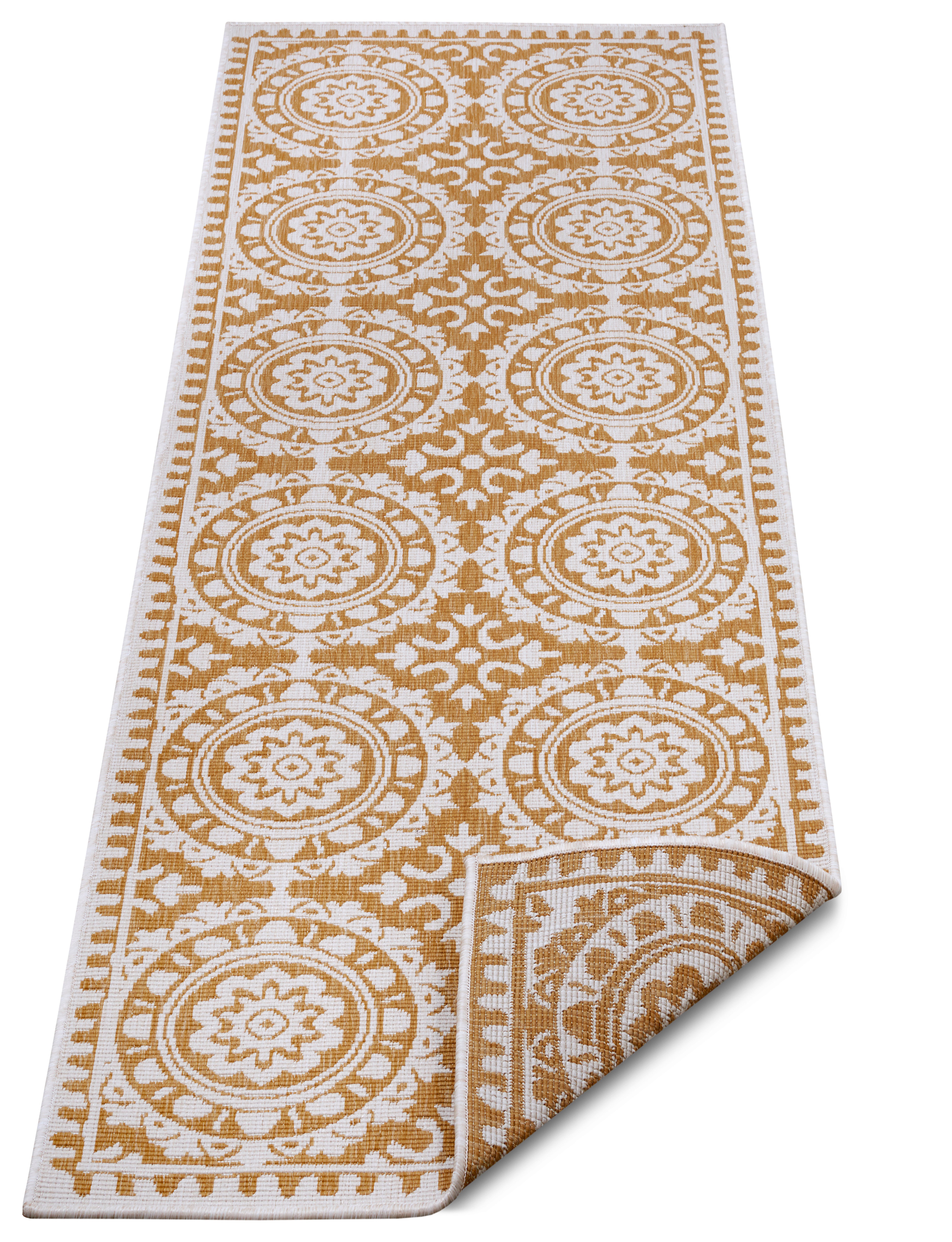 NORTHRUGS Loper Jardin Tweezijdig te gebruiken kleed, in-& outdoor, vintage, balkon, tuin, woonkamer, hal