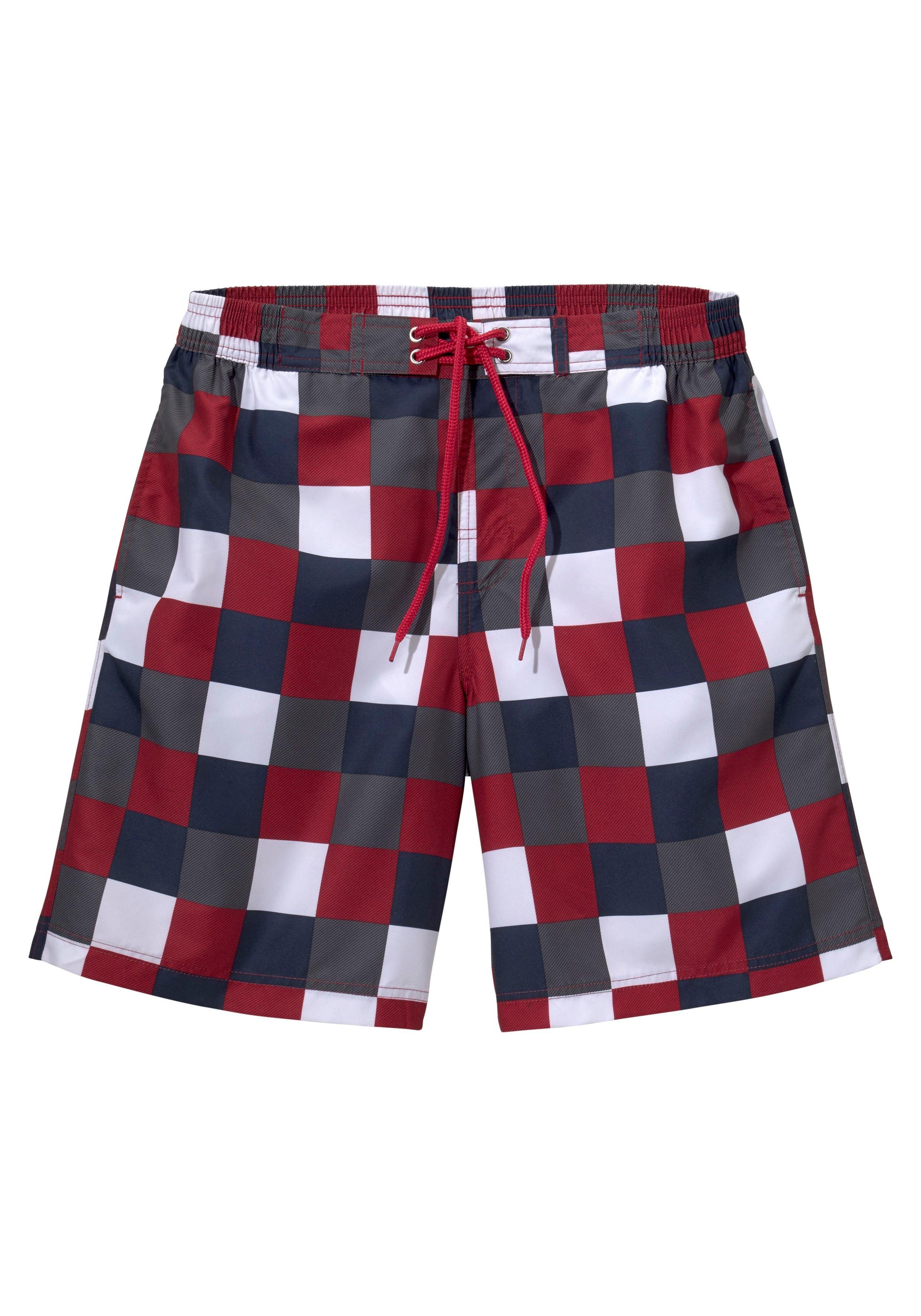 Buffalo Zwemshort in een trendy ruitdessin