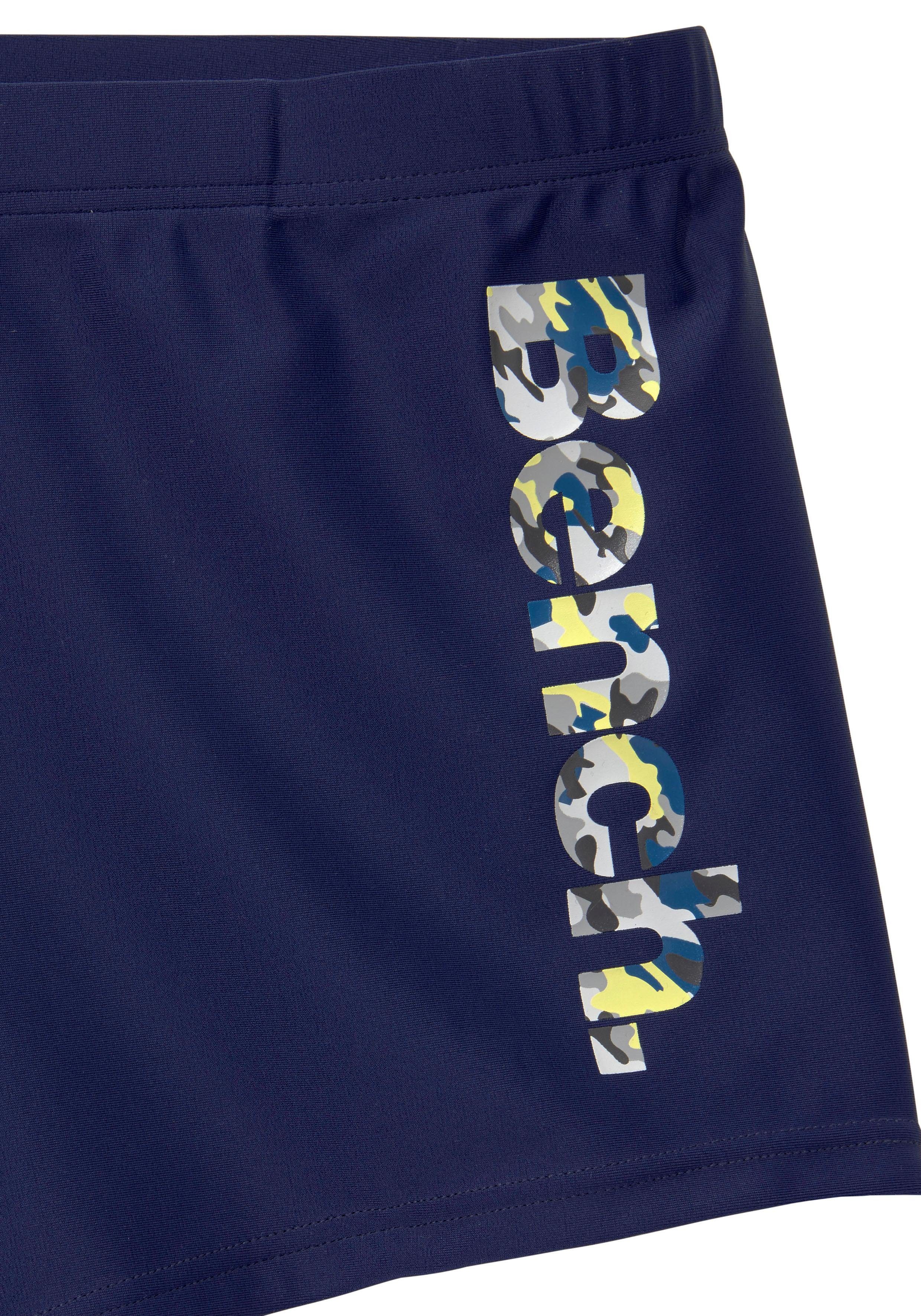 Bench. Zwemboxer met cool logo in camouflage-look