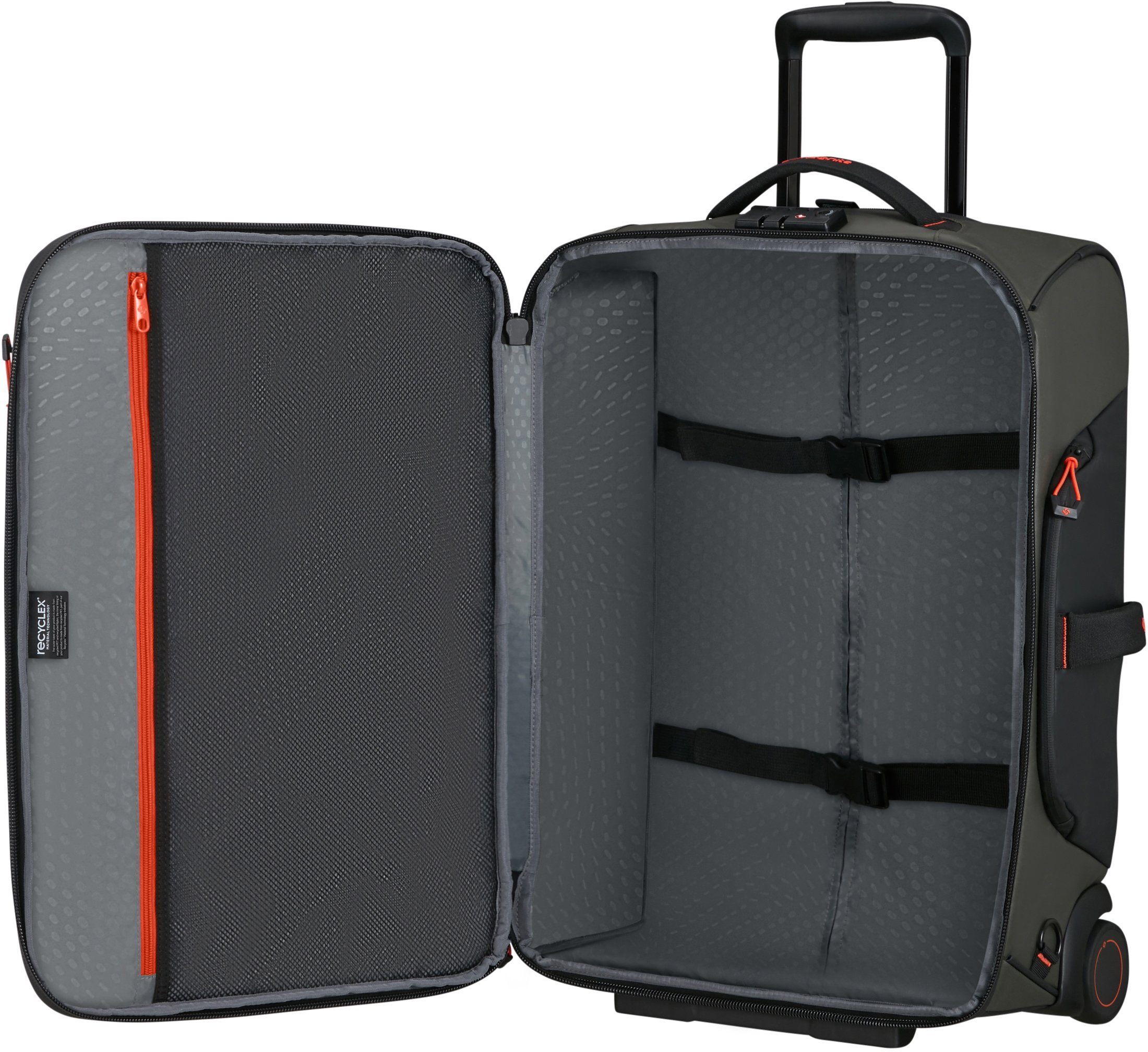Samsonite Reistas ECODIVER met trolley- en rugzakfunctie, gedeeltelijk van gerecycled materiaal