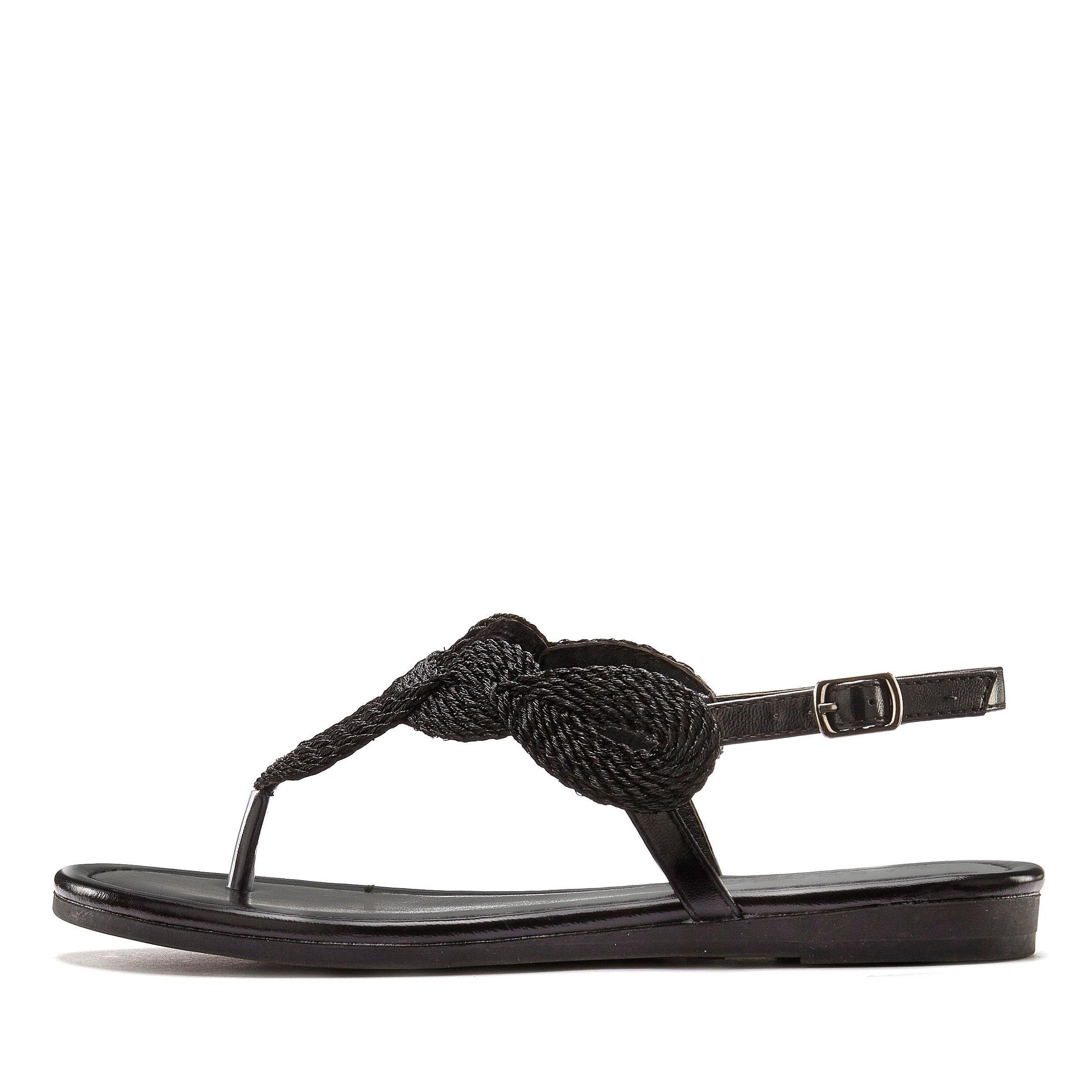 Lascana Teenslippers Sandaal, pantoletten in metallic-look VEGAN