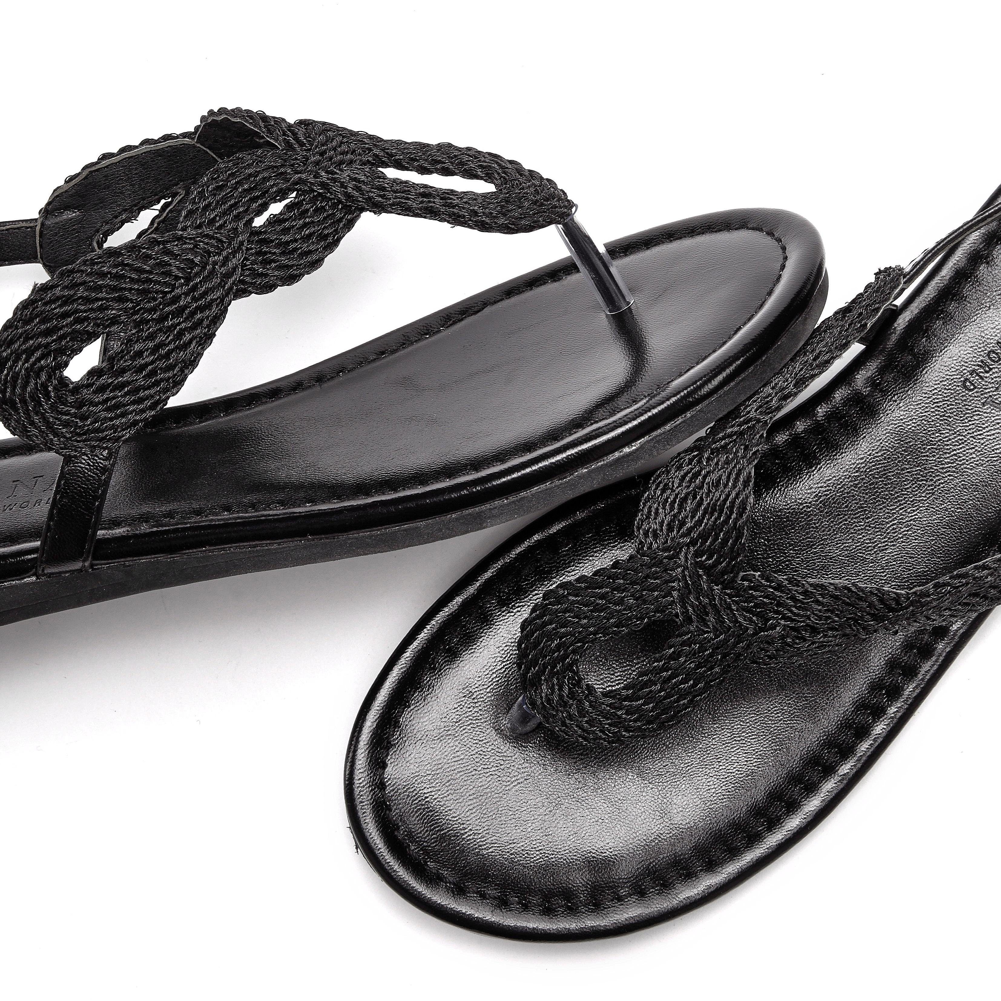 Lascana Teenslippers Sandaal, pantoletten in metallic-look VEGAN