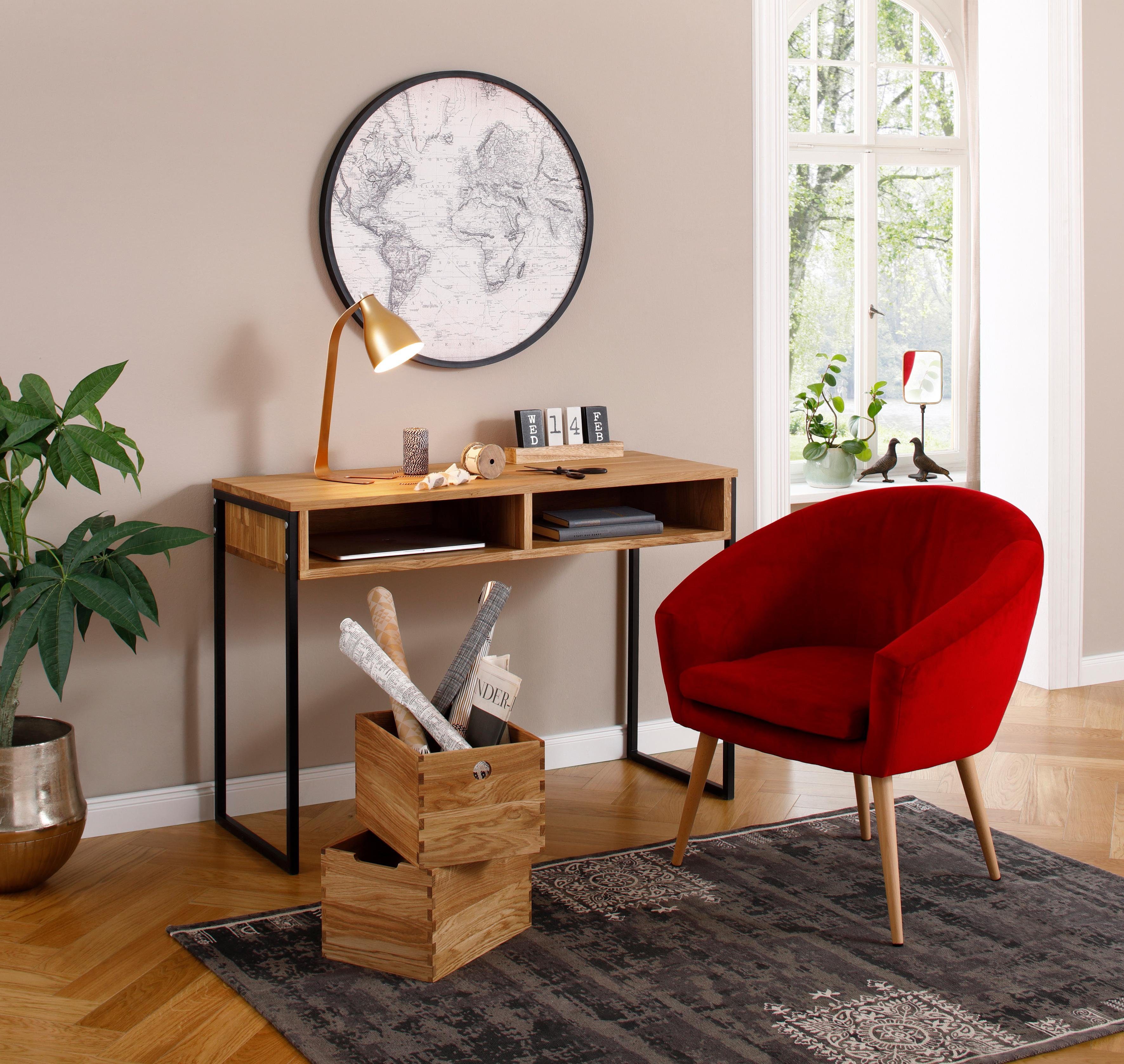 Home affaire Lade 4A4 Eiken, als lade of opbergbox te gebruiken, breedte 24 cm