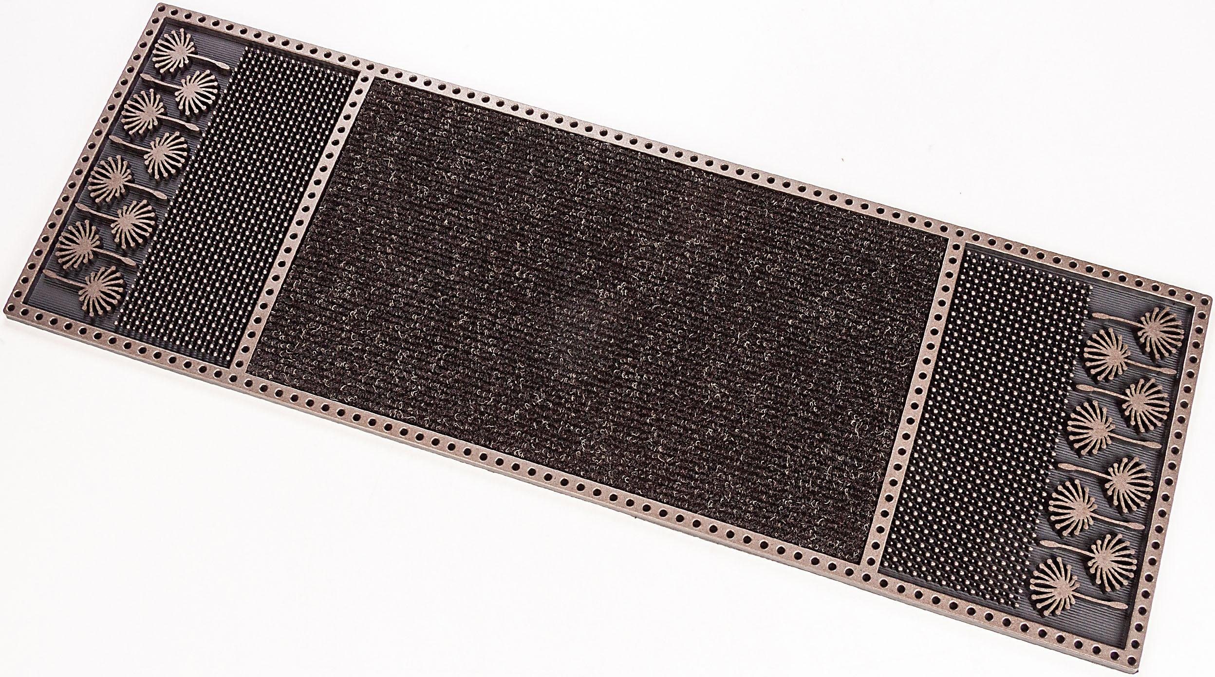 Home2Fashion Mat CC Clean Dandeli smalle inloopmat, slijtvast, geschikt voor binnen en buiten