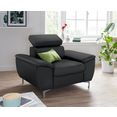 exxpo - sofa fashion fauteuil zwart