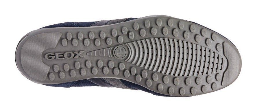 Geox Sneakers U WELLS C Vrijetijdsschoen, lage schoen, veterschoen met logoversiering