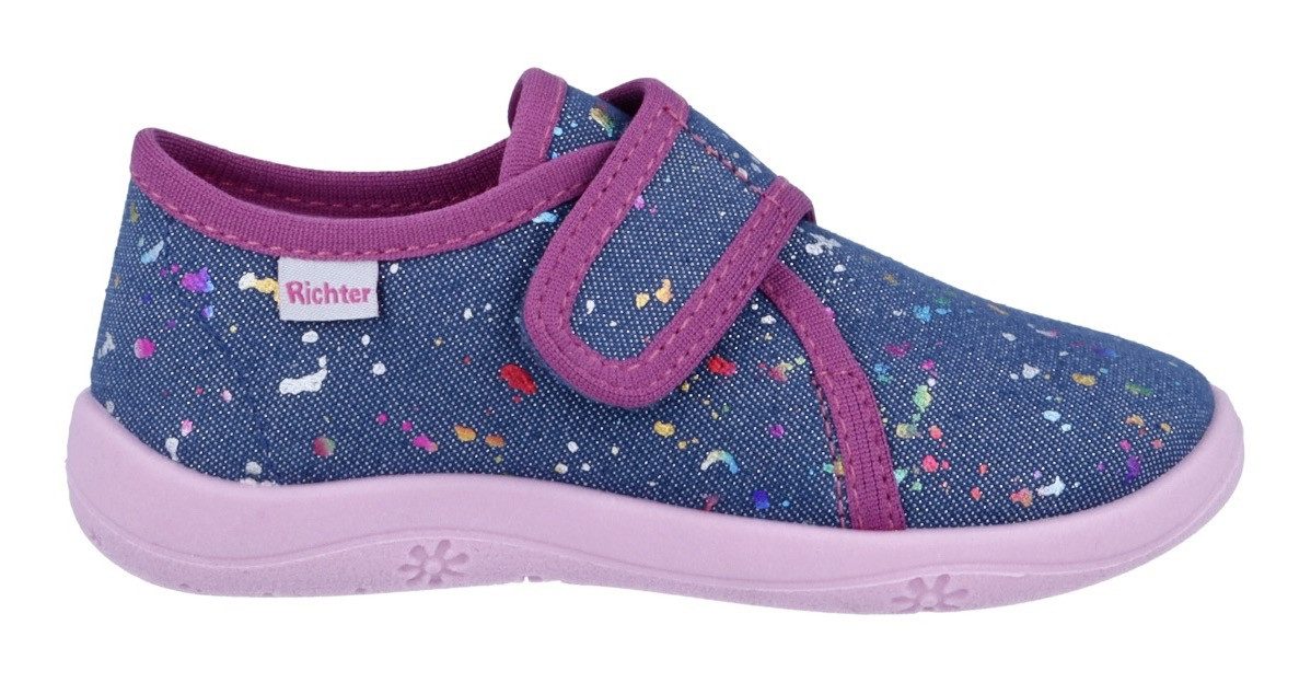 Richter Pantoffels Mia WMS: Medium Kleuterschoenen met WMS, maatsjabloon om te downloaden