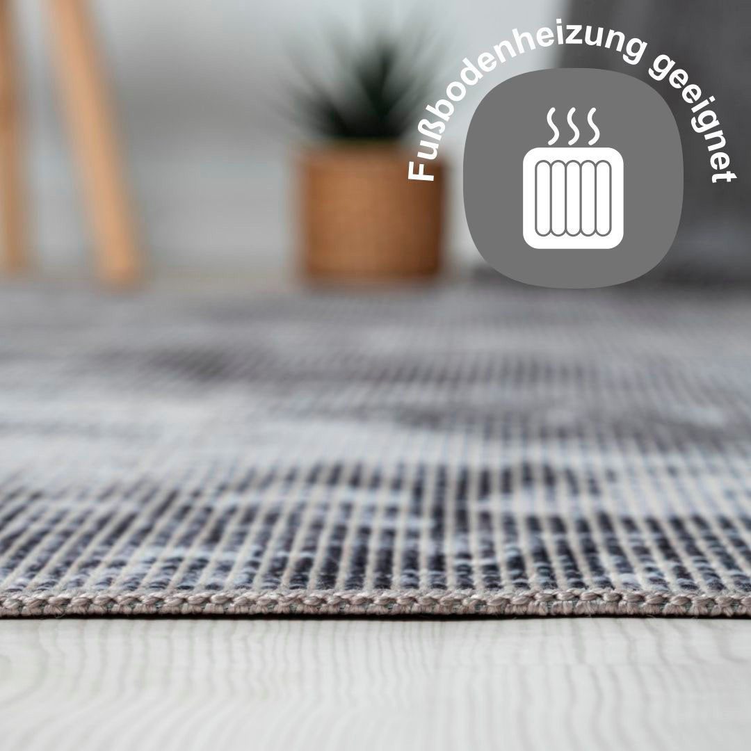 Myflair Möbel & Accessoires Vloerkleed Avery Kortpolig, modern ontwerp, wasbaar, geschikt voor binnen- en buitengebruik