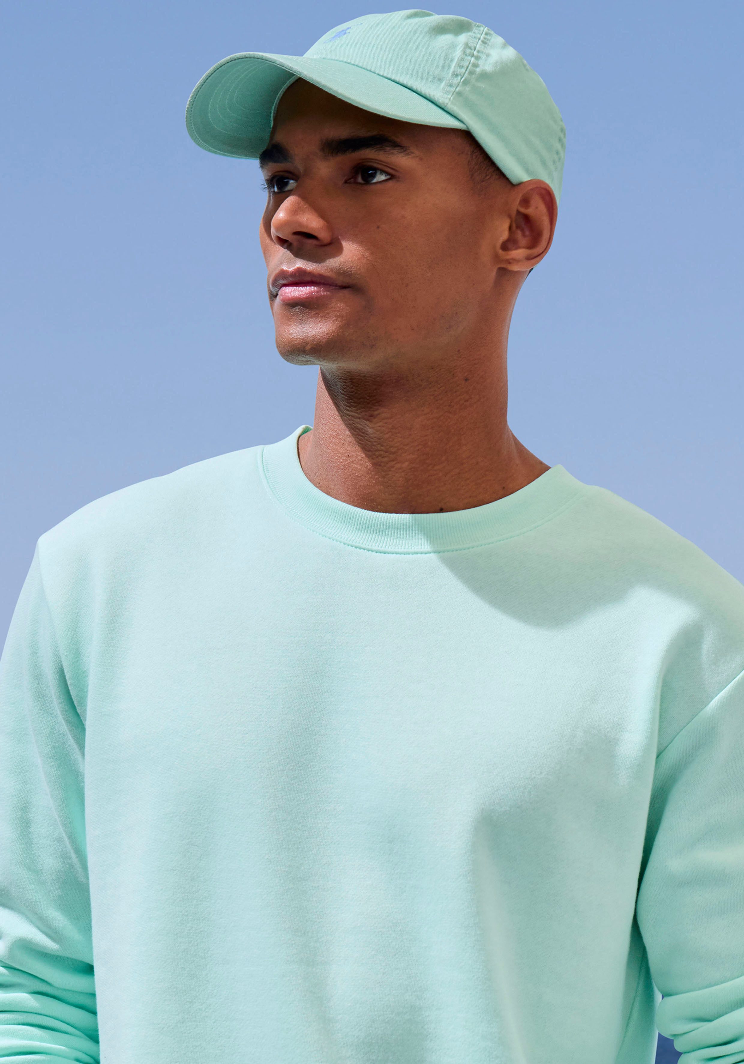 John Devin Sweatshirt Lange mouwen, sweatshirt met ronde hals, katoenmix