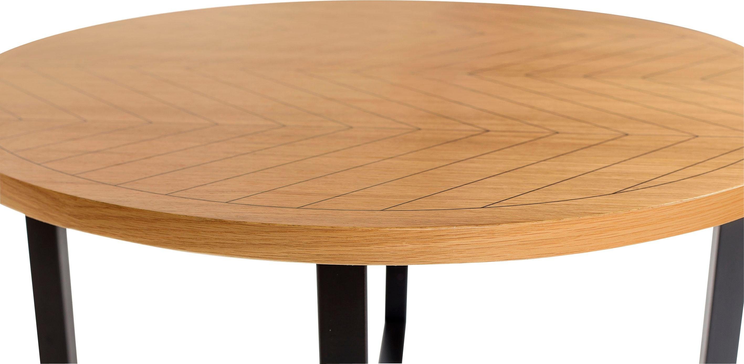 Woodman Salontafel Camden van gedeeltelijk massief berkenhout, breedte 80 cm