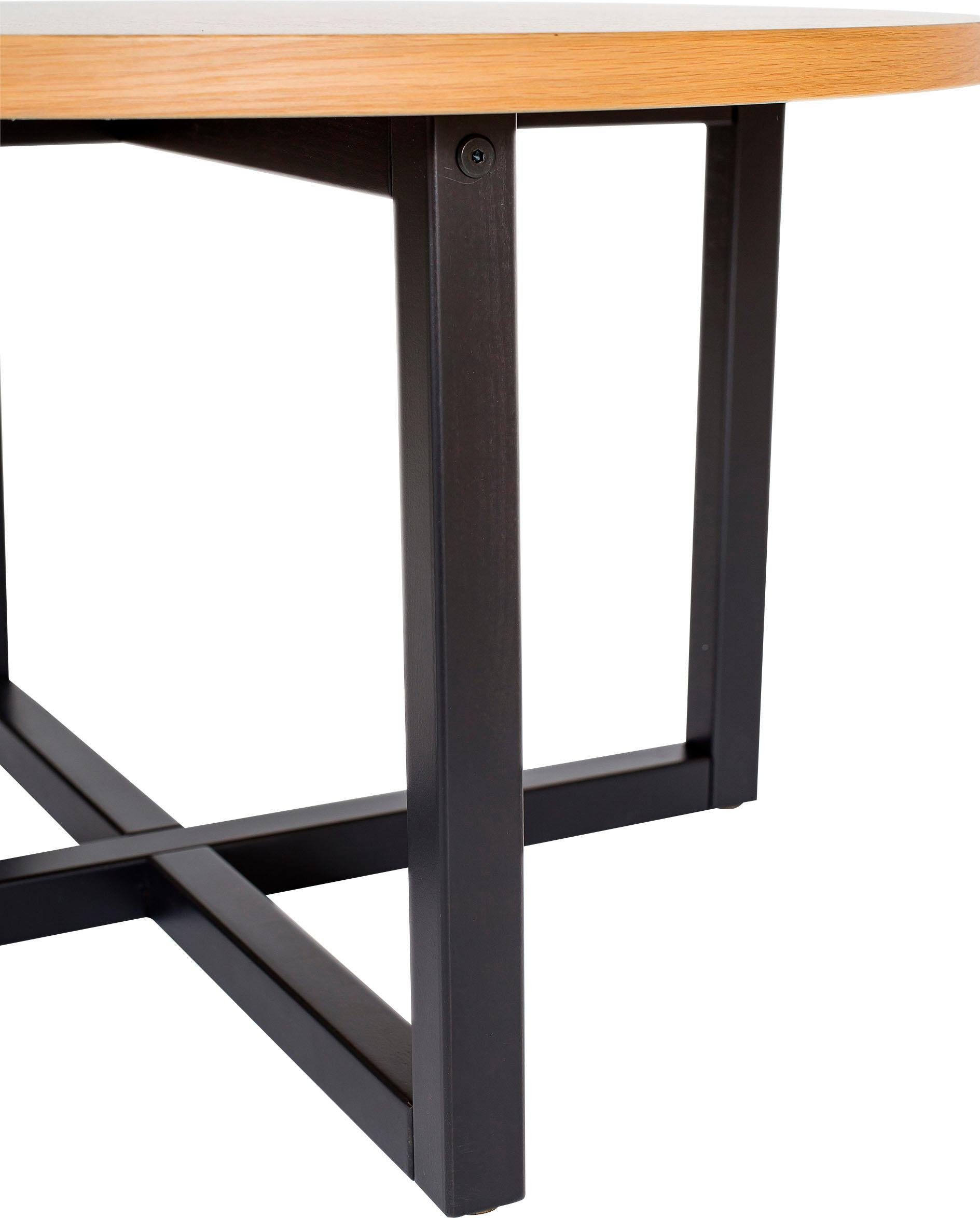 Woodman Salontafel Camden van gedeeltelijk massief berkenhout, breedte 80 cm