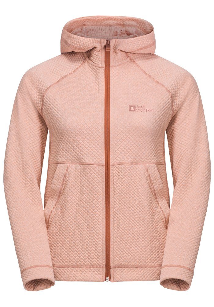 Jack Wolfskin Fleecejack met capuchon FERNWEH HOODED JKT W