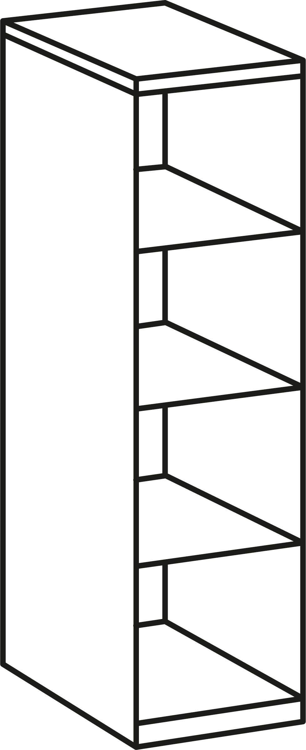 Wimex Kledingkast New York, linnenkast, garderobe, opslag in vele breedtes, individueel opbergruimtewonder, hoogte 208 of 236 cm