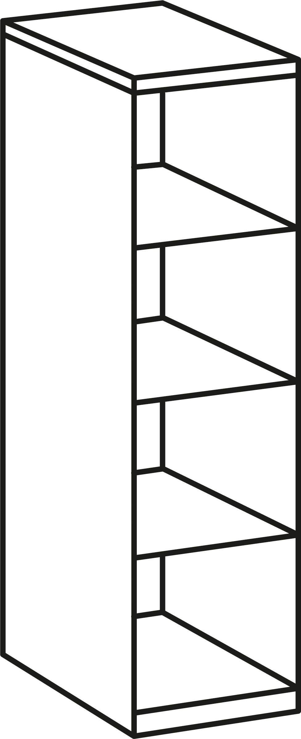 Wimex Kledingkast New York, linnenkast, garderobe, opslag in vele breedtes, individueel opbergruimtewonder, hoogte 208 of 236 cm