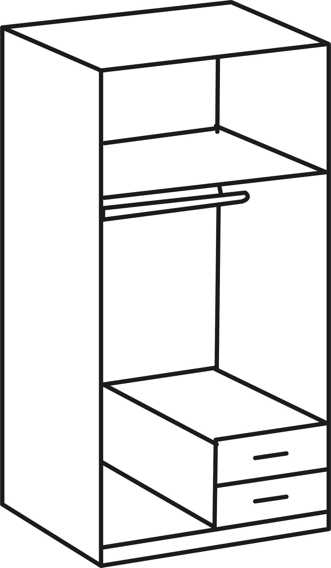 Wimex Kledingkast Cliff klassieke multifunctionele kast met lades Slaapkamerkast bestseller Otto´s Choice kast garderobe